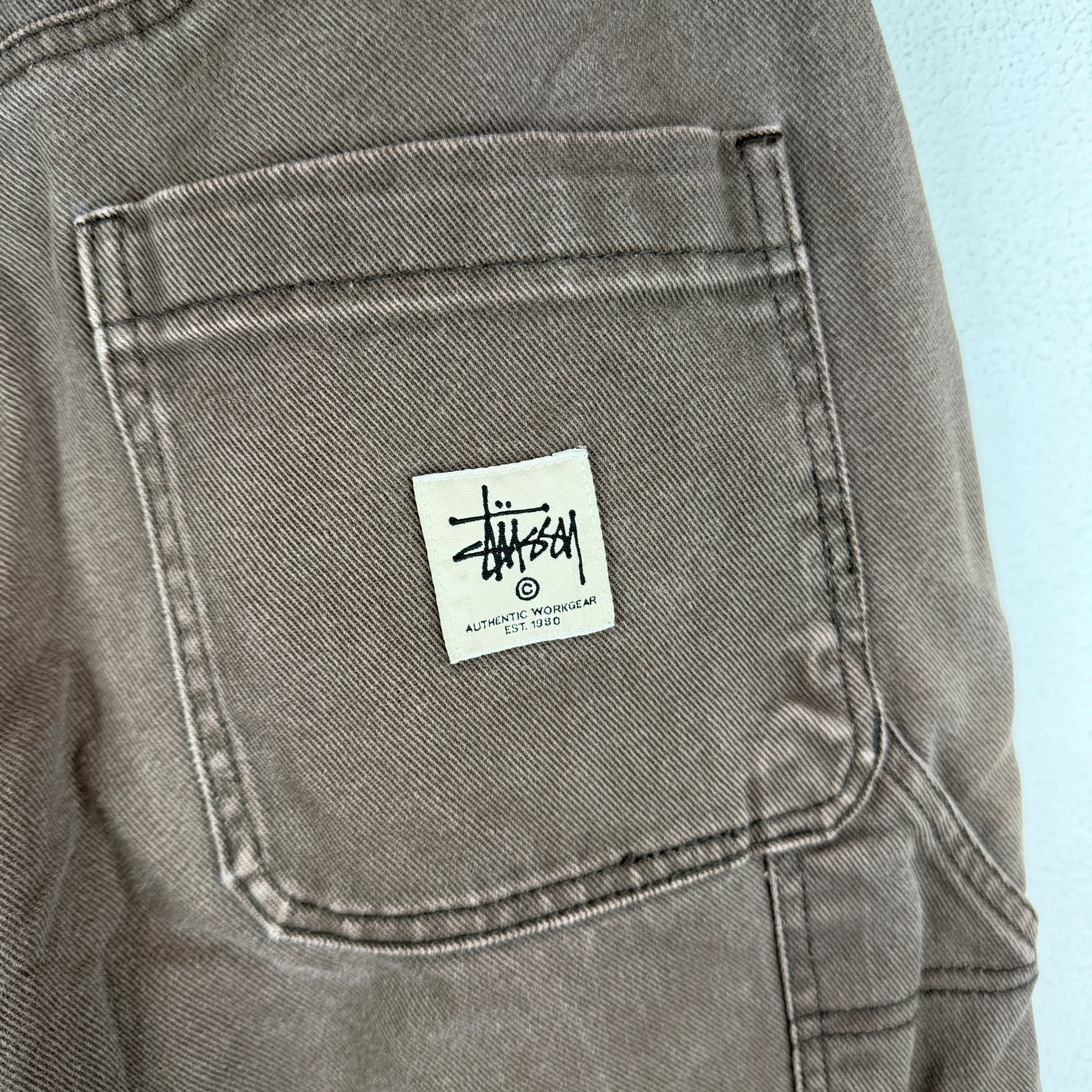 Stussy Brown Double Knee Carpenter Pants - Image 12
