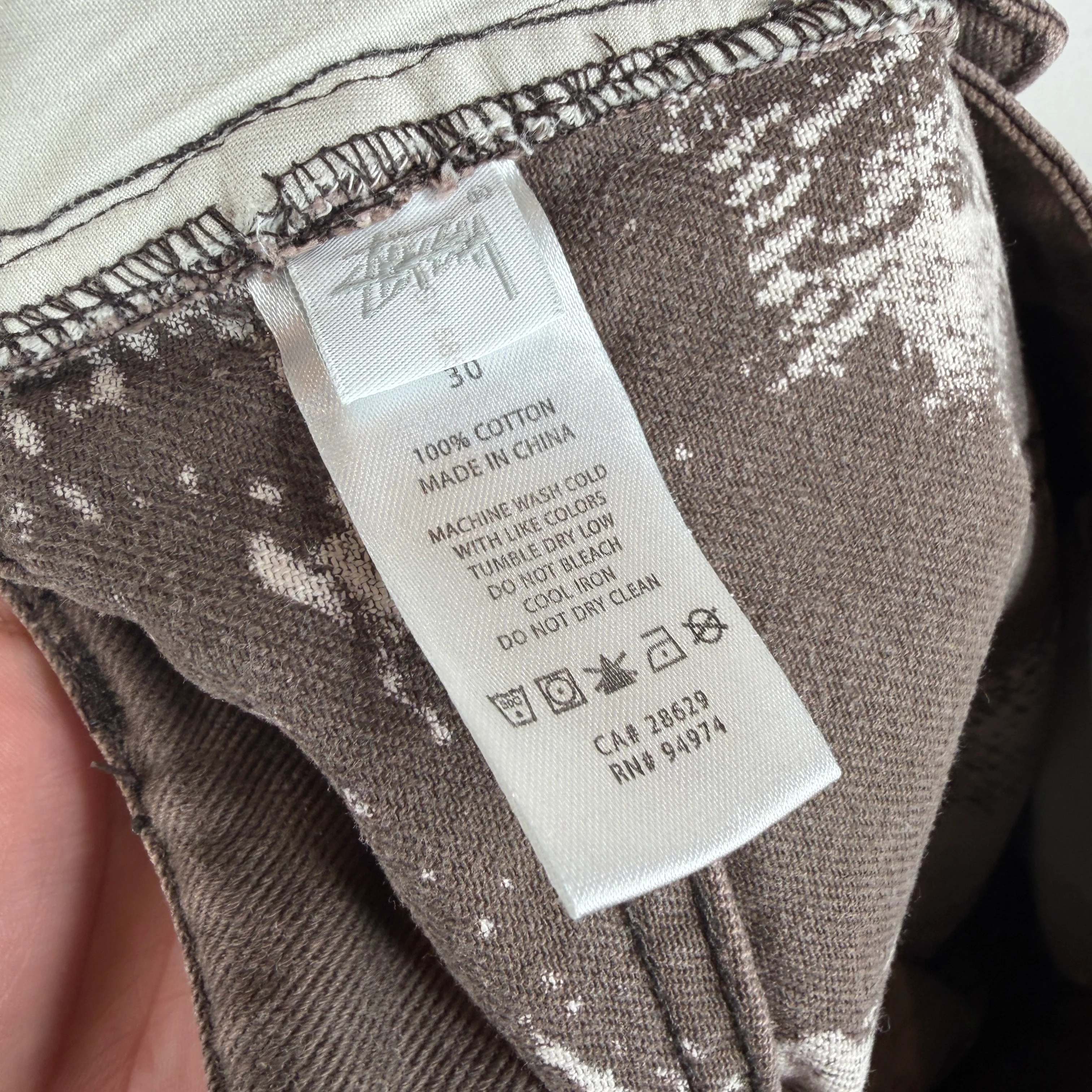 Stussy Brown Double Knee Carpenter Pants - Image 4
