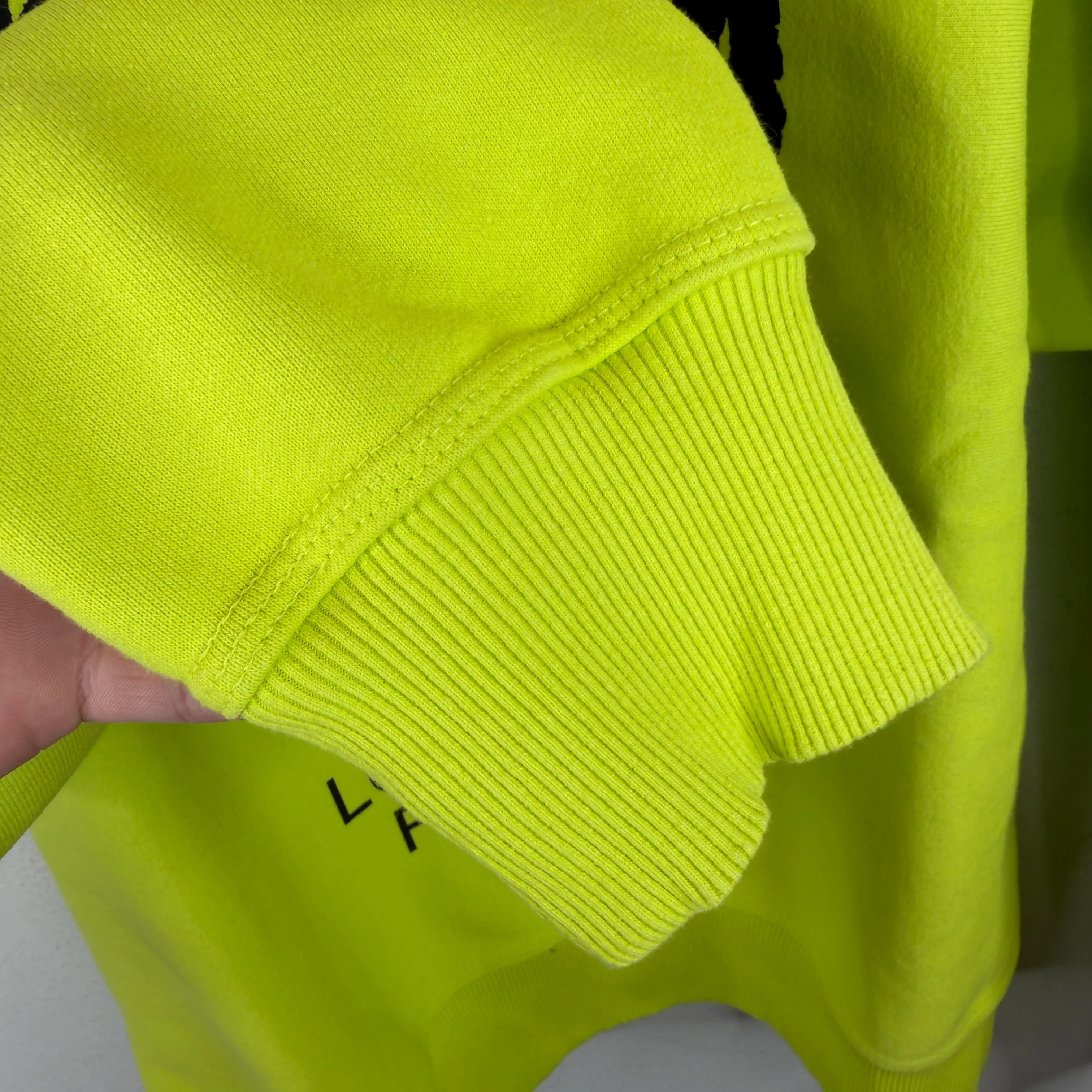 Stussy DSM Neon Green Crewneck - Image 8