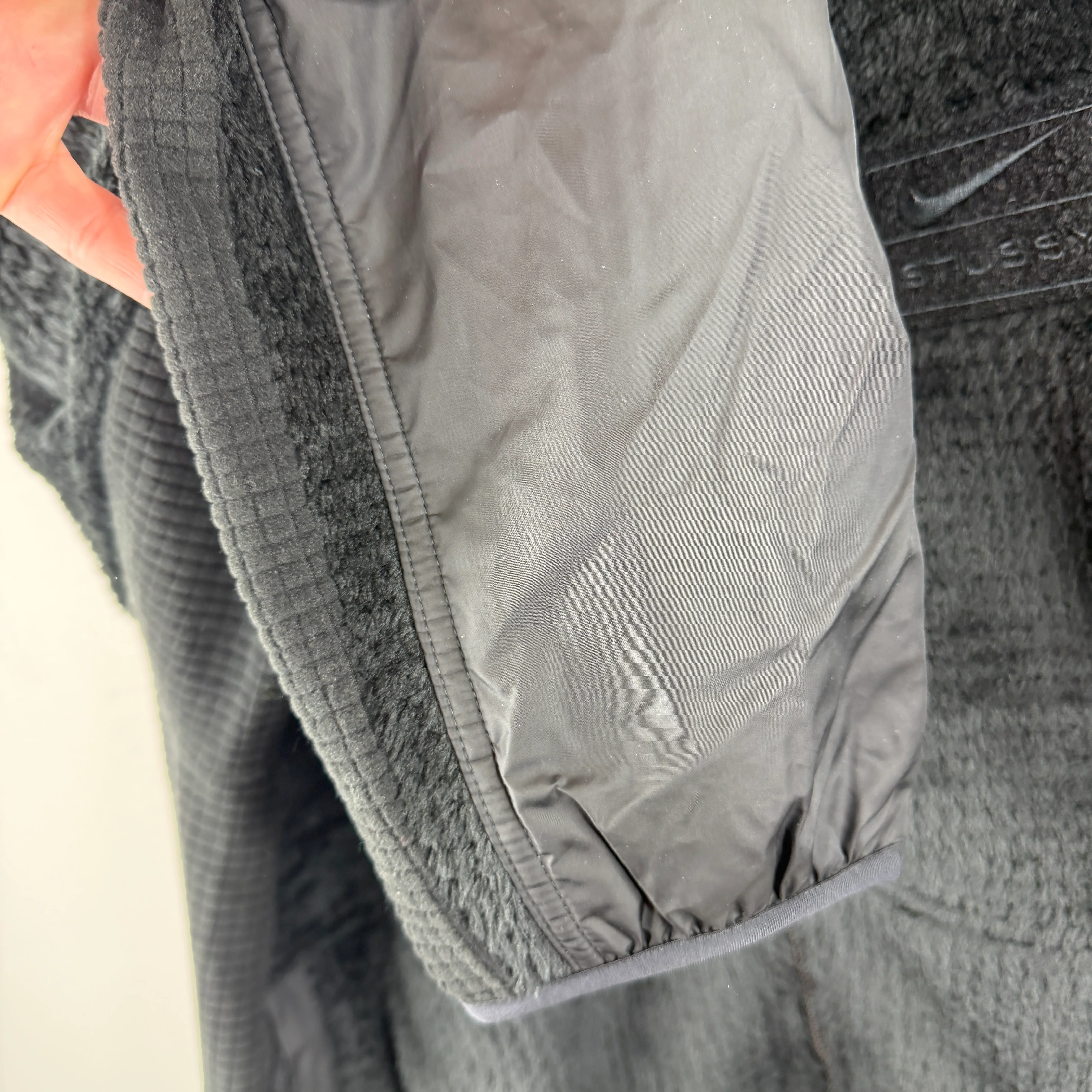 Stussy Nike Nylon/Fleece Zip Up Jacket - Image 7