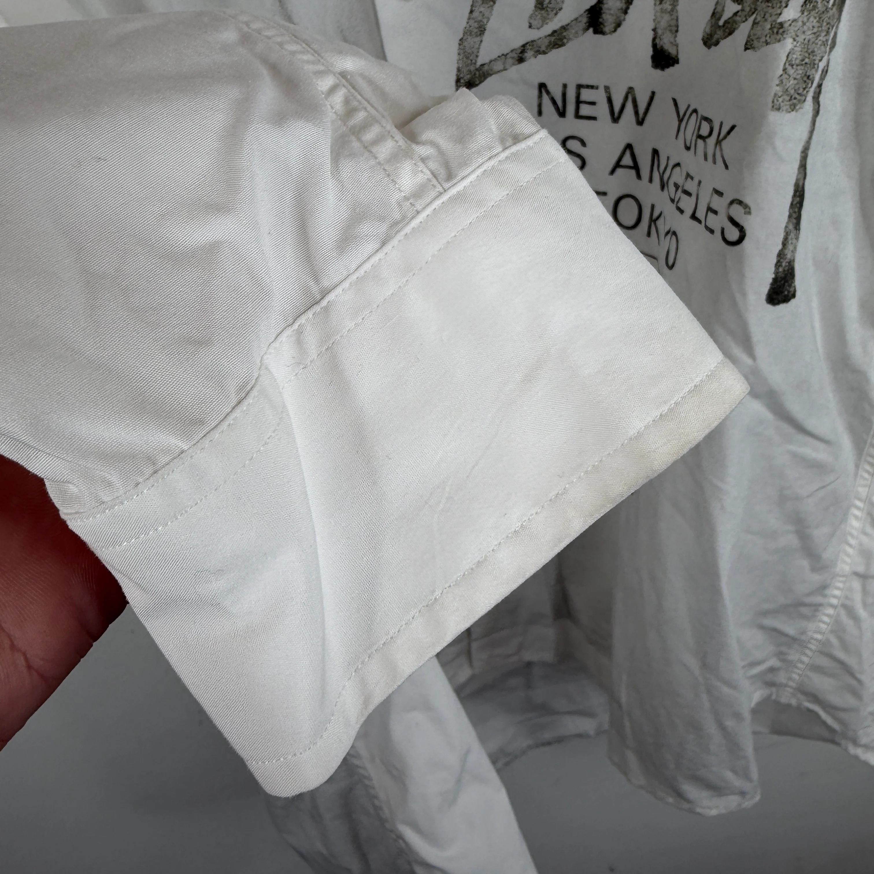 Stussy T-Shirt Print Button Up Shirt - Image 10