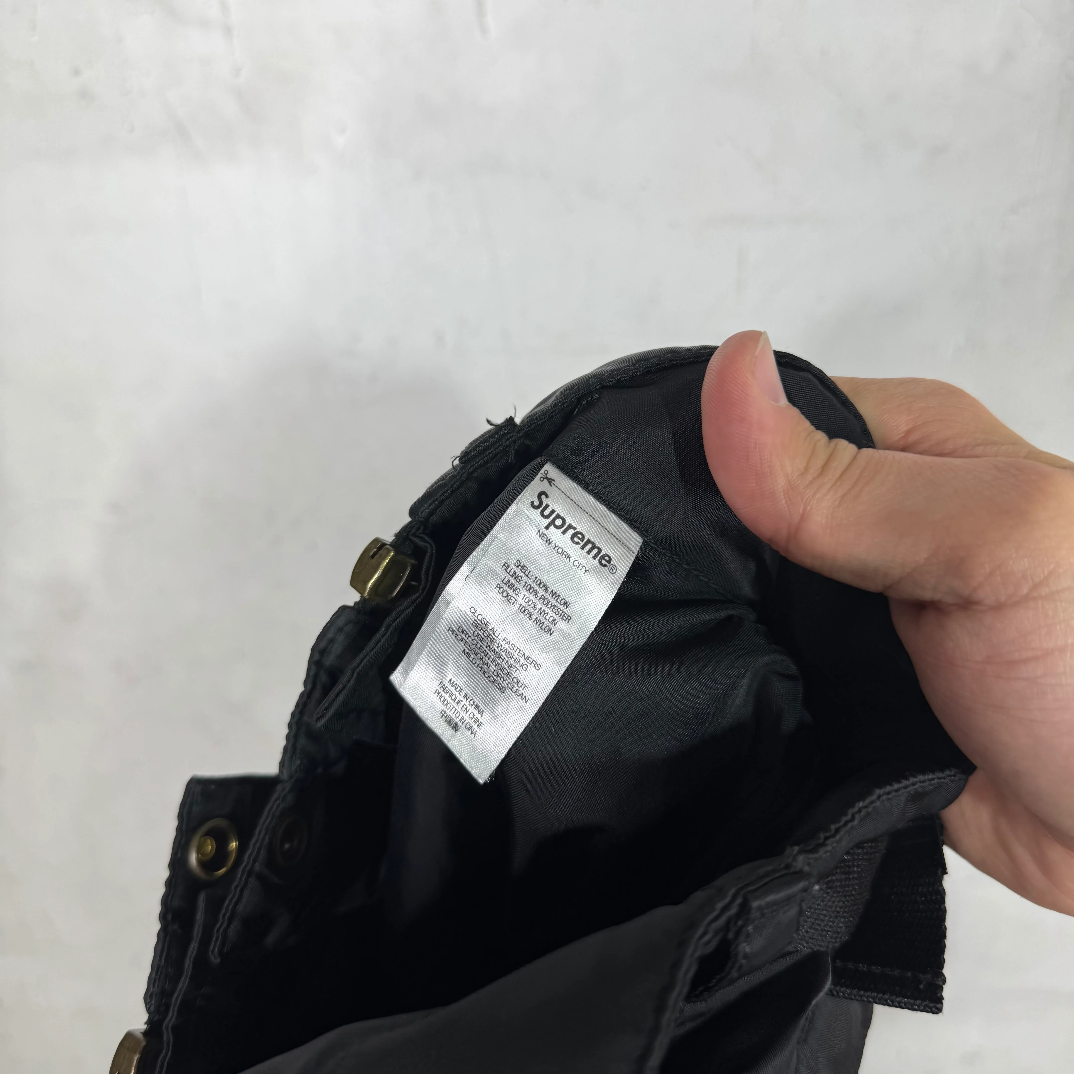 Supreme Black Flight Pants - Image 4