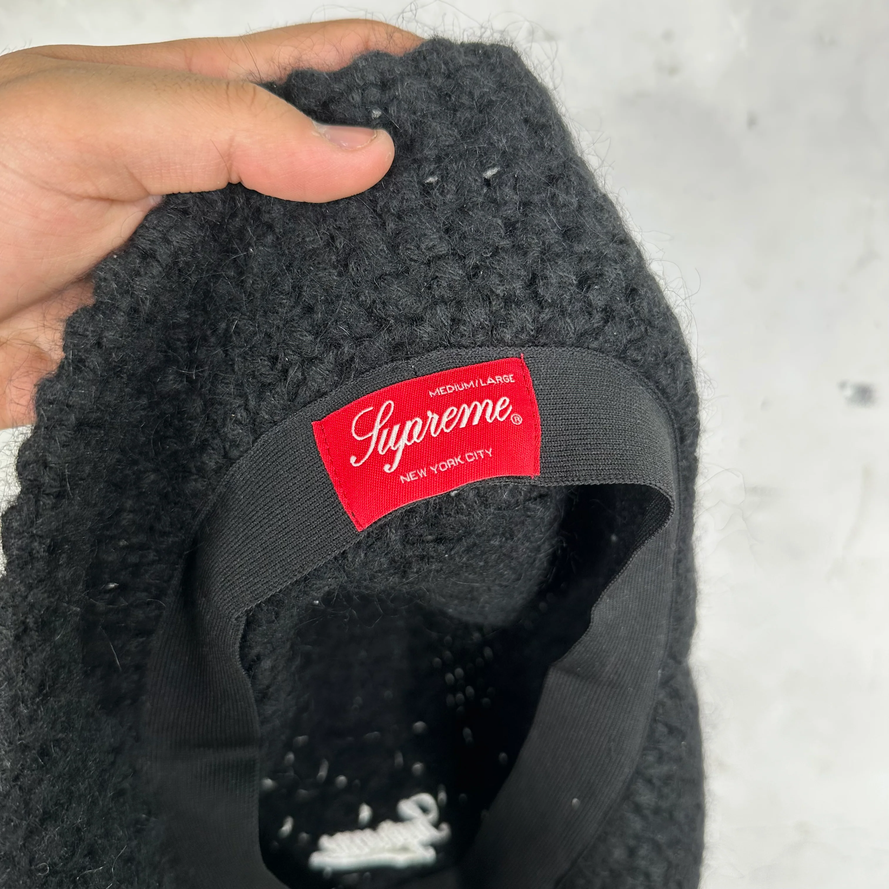 Supreme Crochet Bucket Hat - Image 5