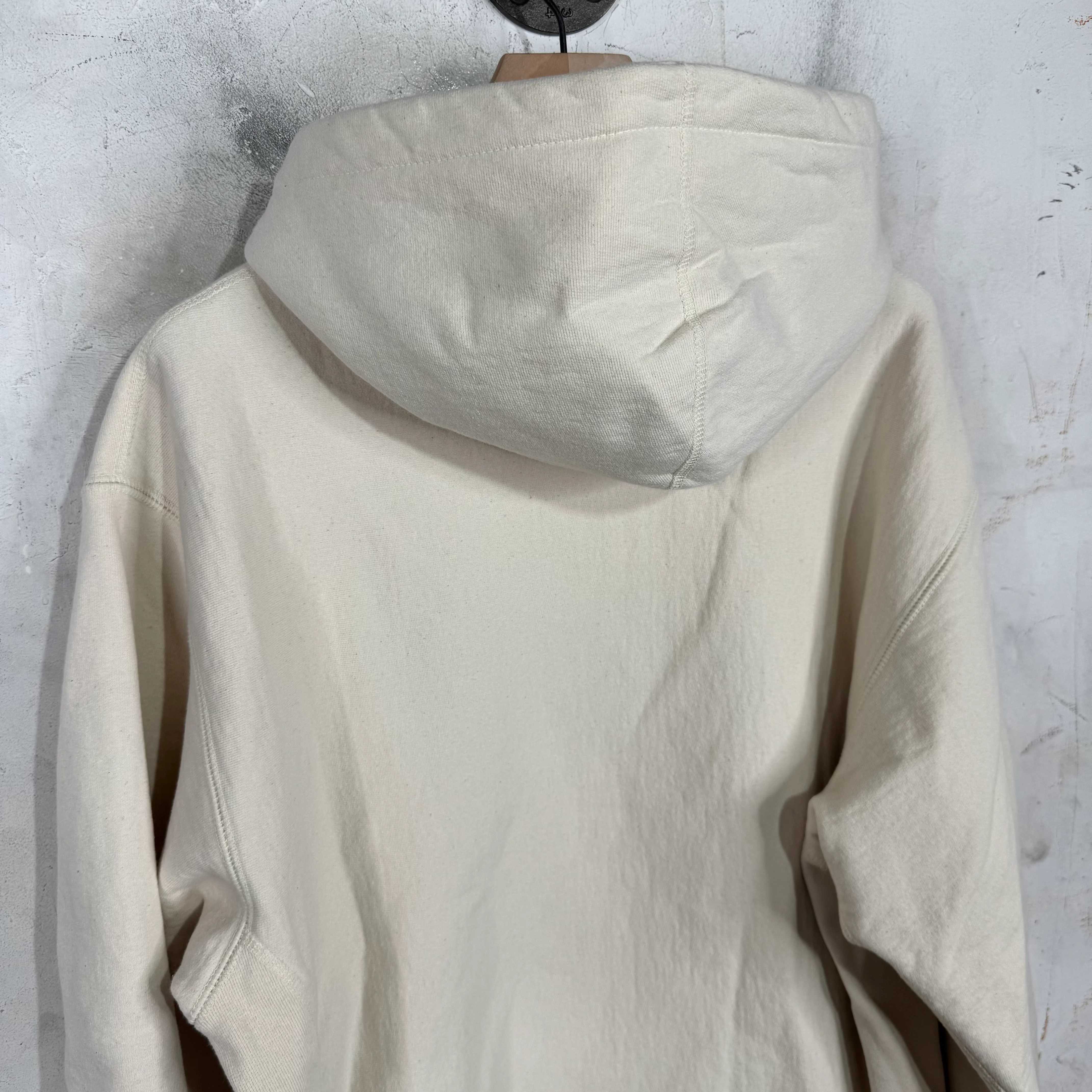 Supreme Cross Cream Box Logo Hoodie - Image 8