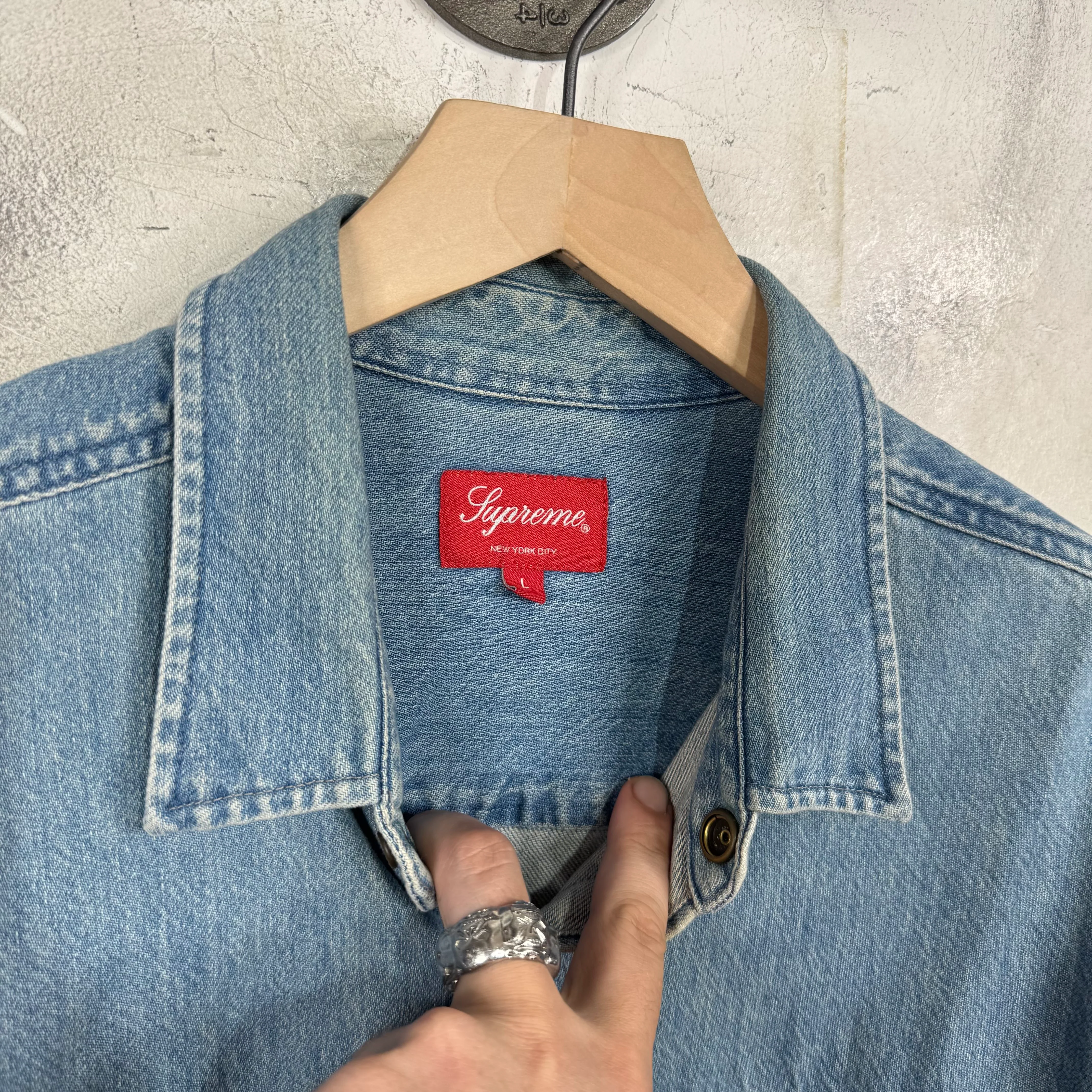 Supreme Denim Snapped Overshirt - Image 3