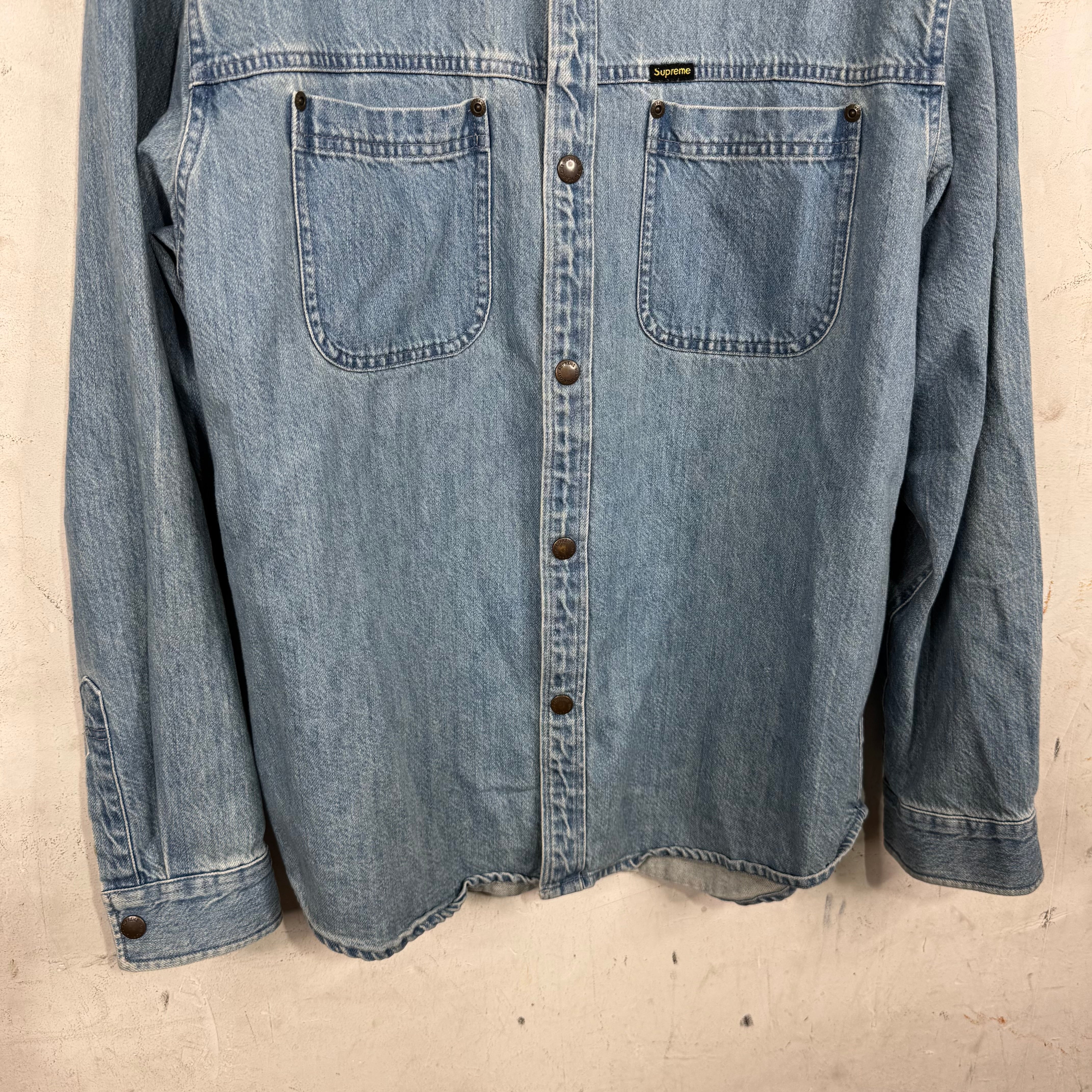 Supreme Denim Snapped Overshirt - Image 6