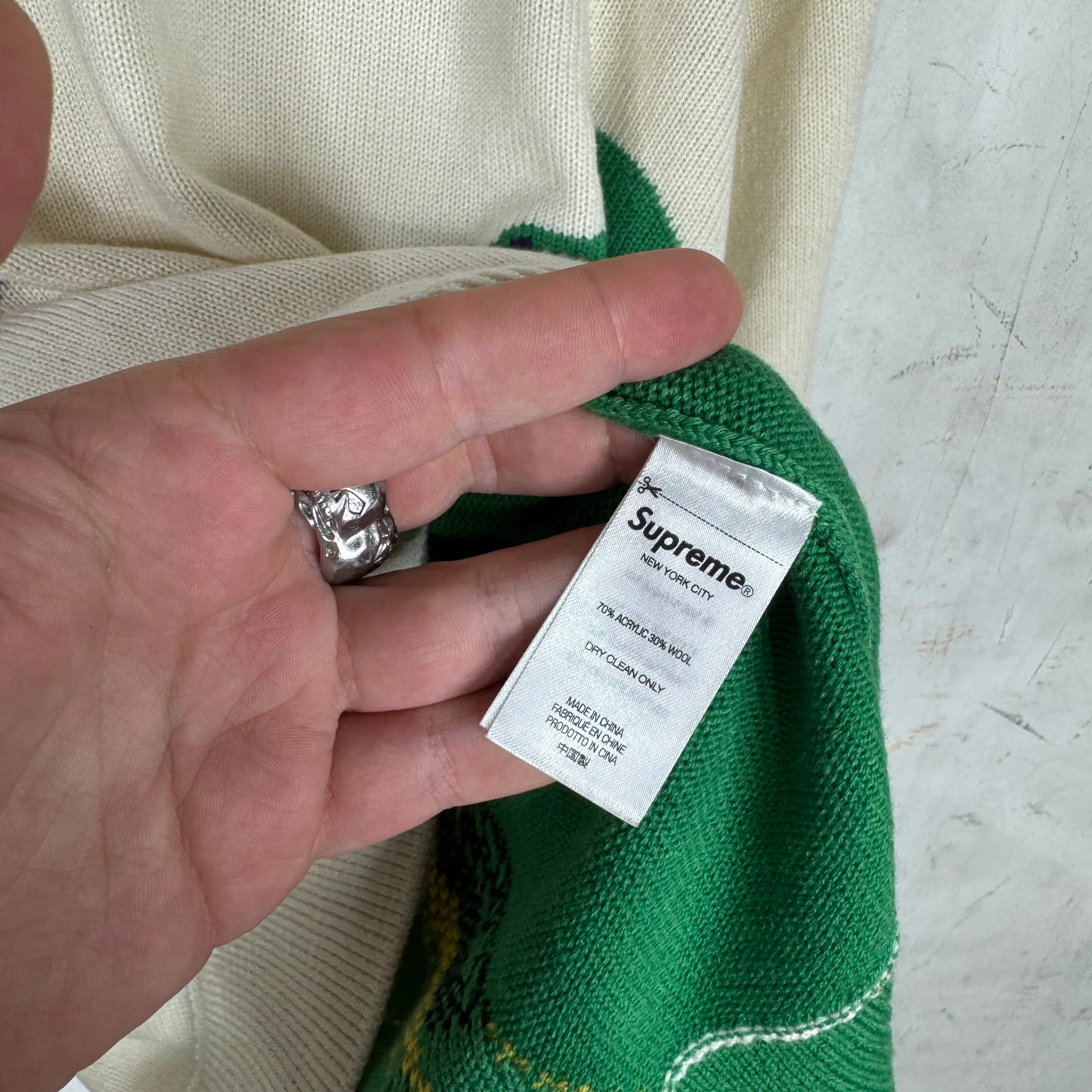 Supreme Faces Knit Sweater - Image 4