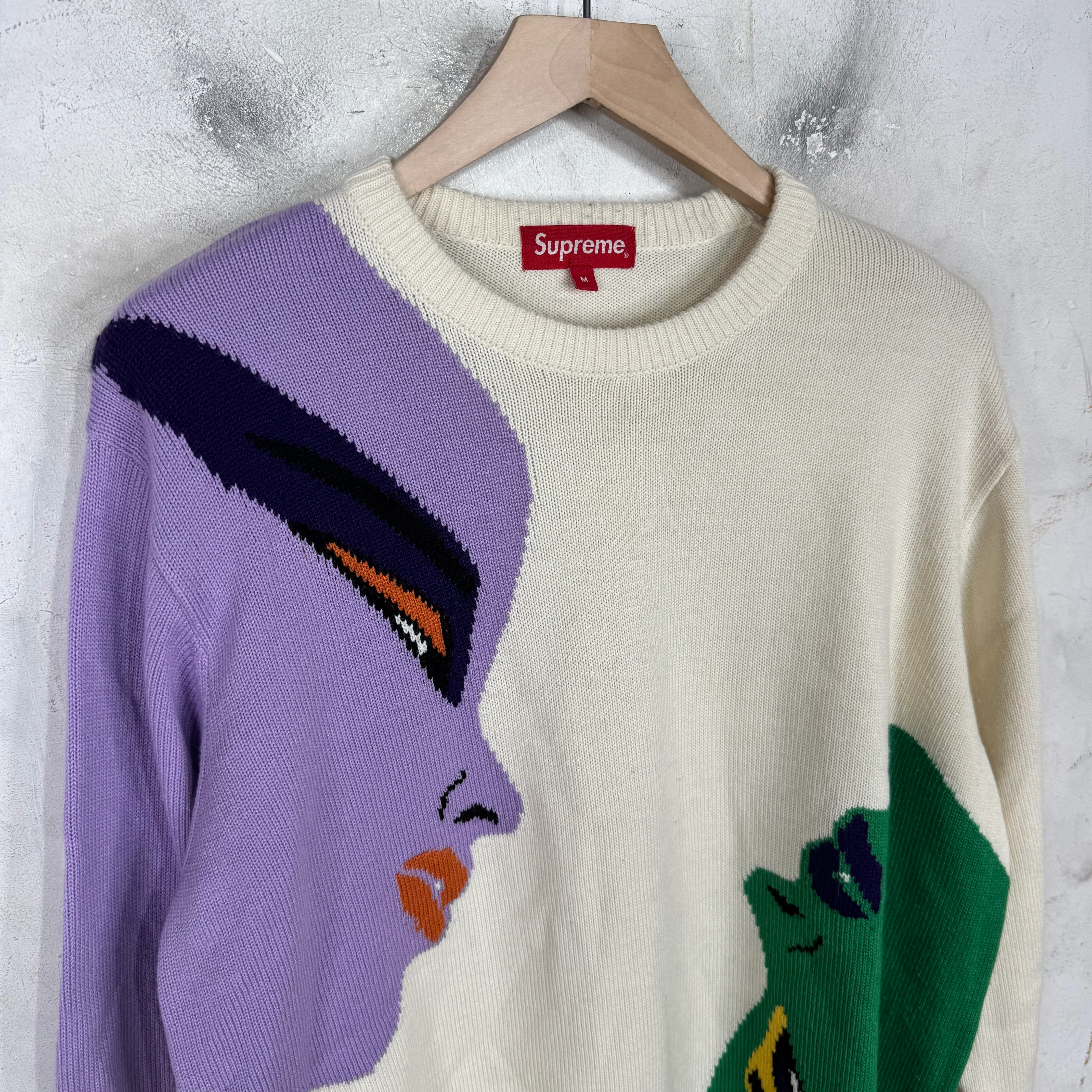Supreme Faces Knit Sweater - Image 5