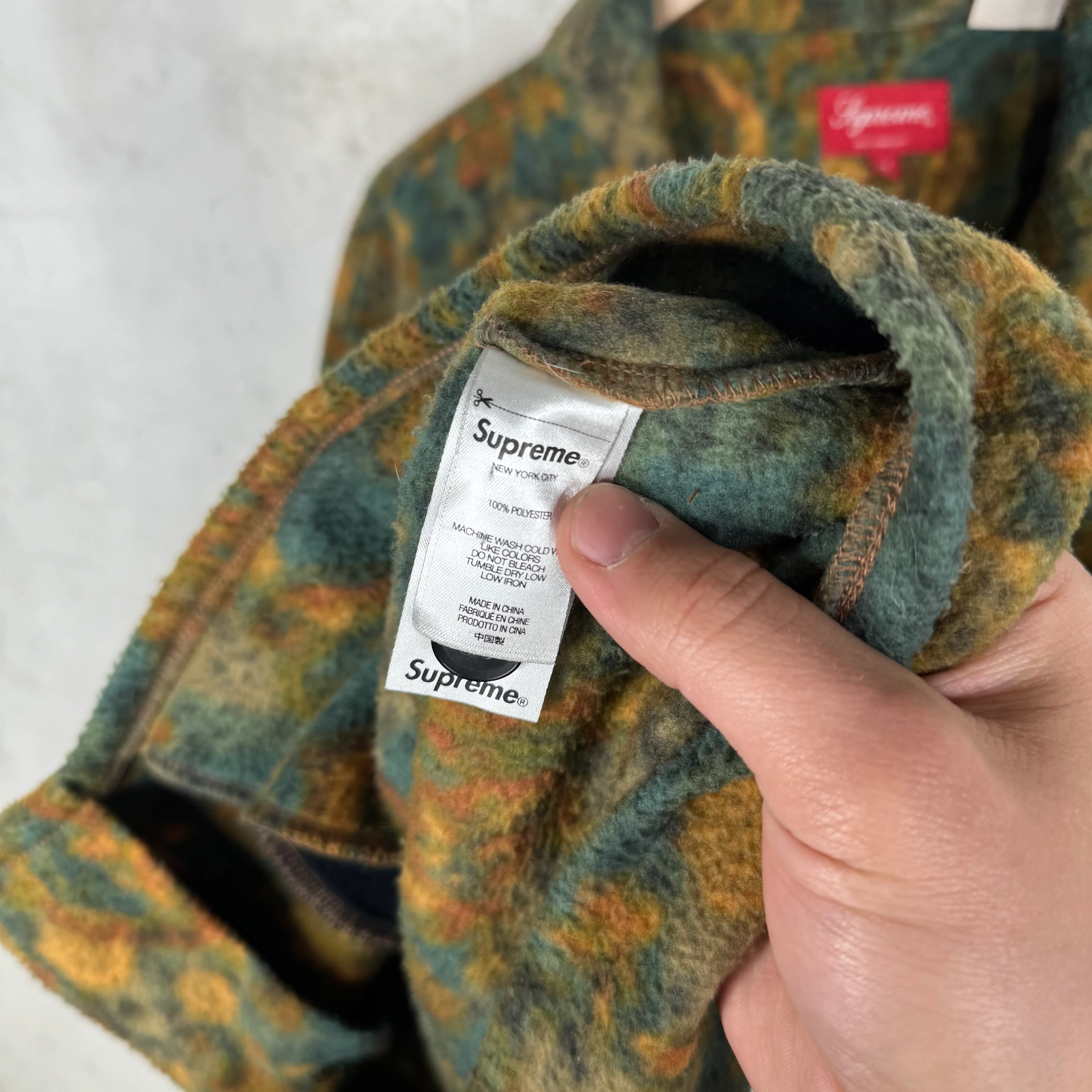 Supreme Floral Fleece Overshirt - Image 4