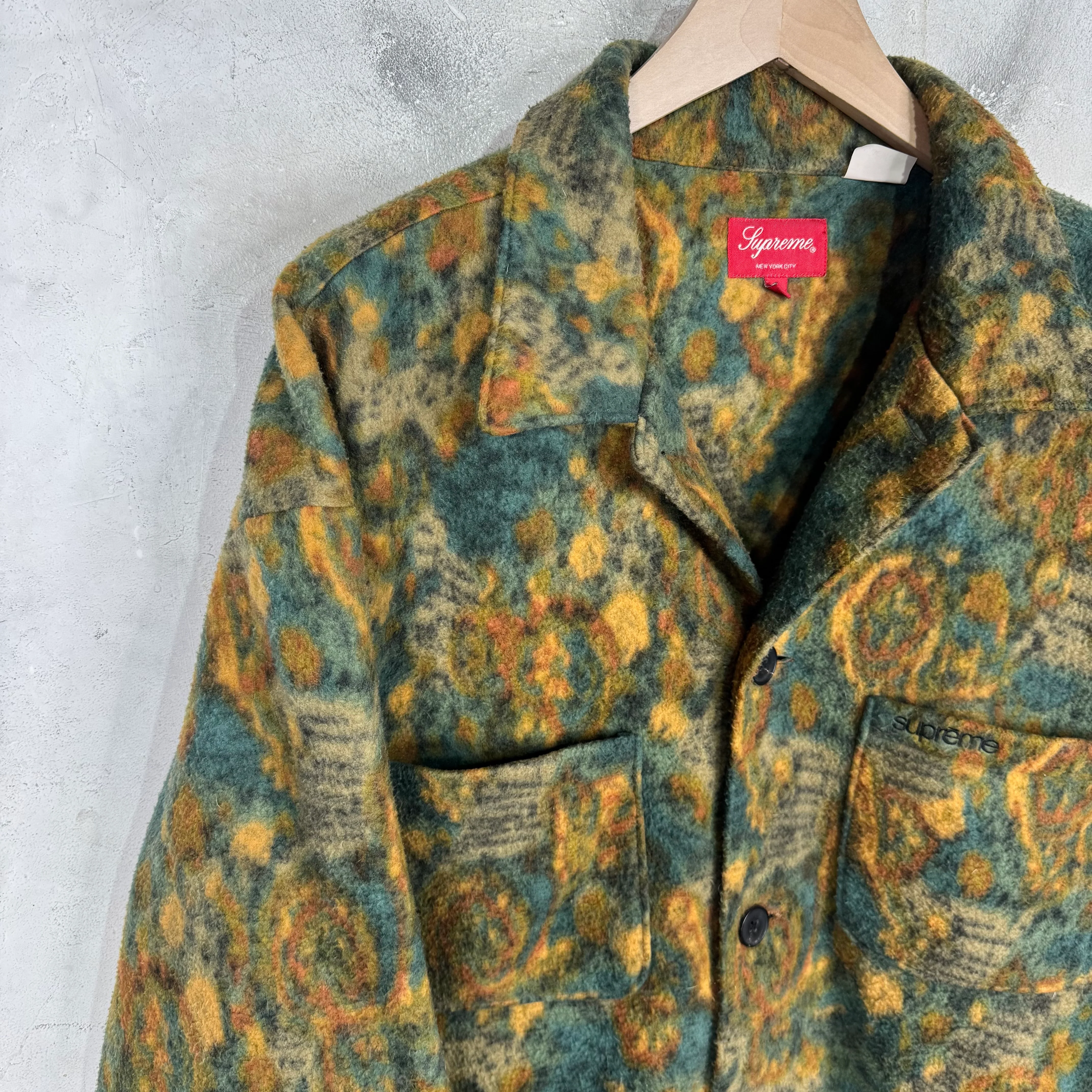 Supreme Floral Fleece Overshirt - Image 5