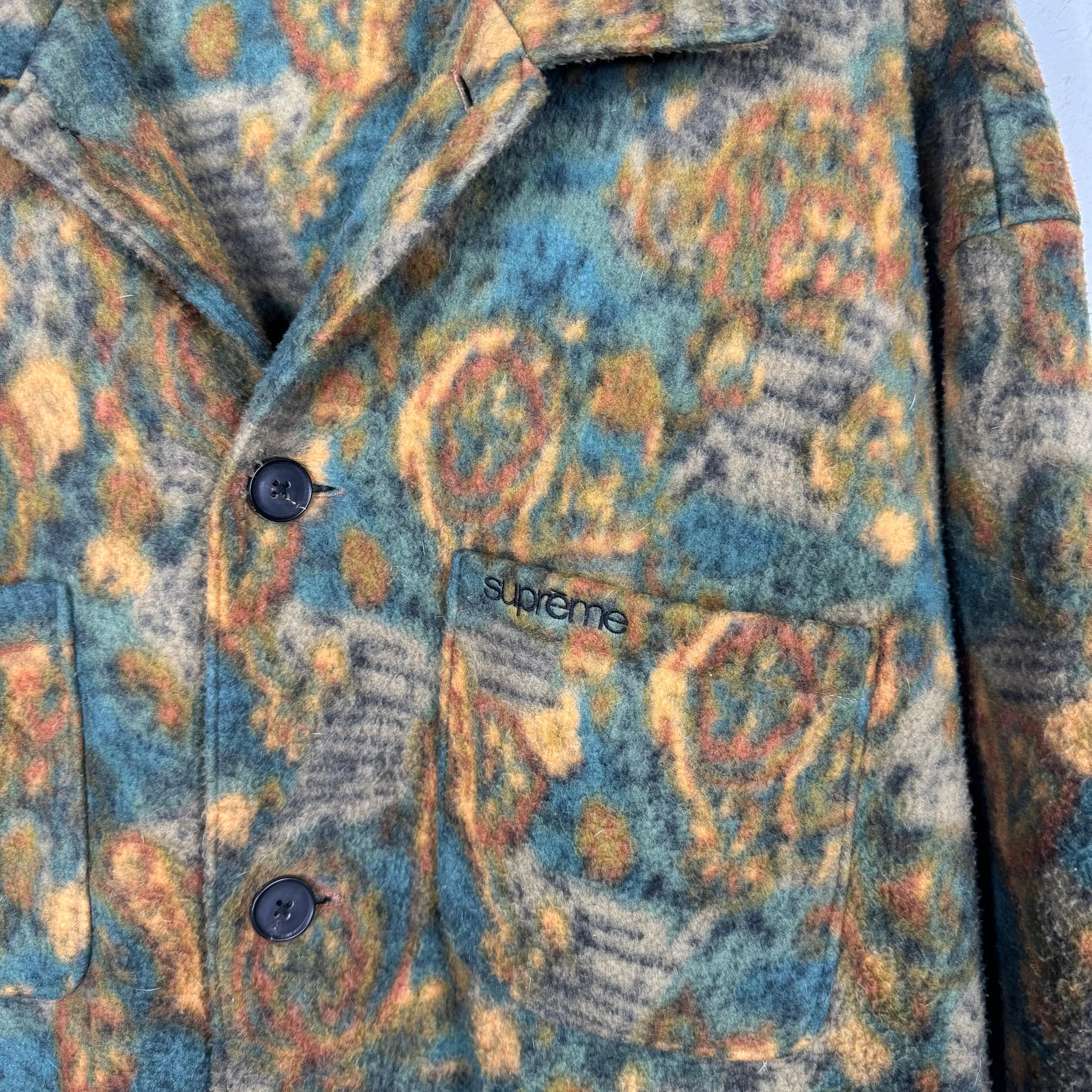 Supreme Floral Fleece Overshirt - Image 6
