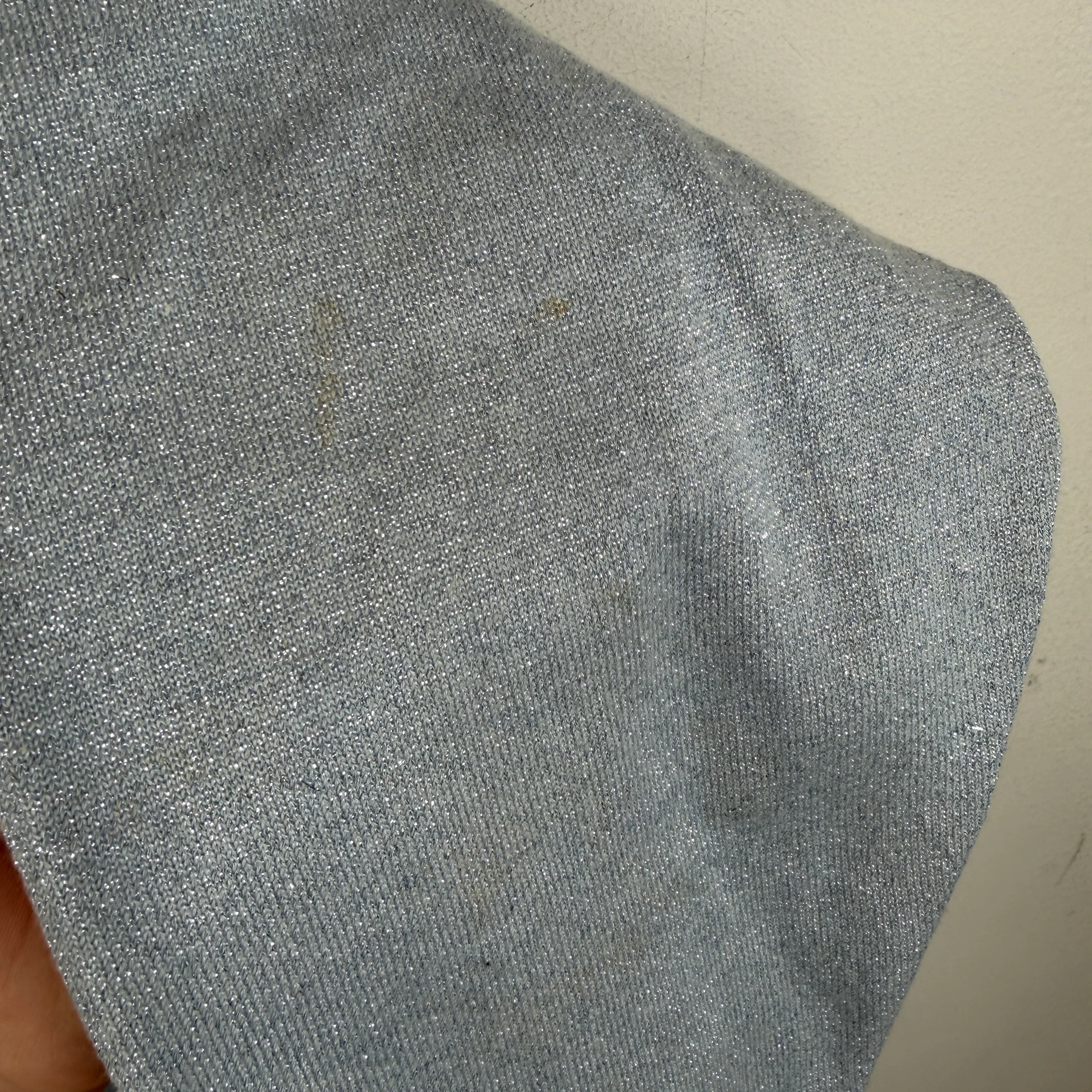 Supreme Light Blue Glitter Knit Sweater - Image 10