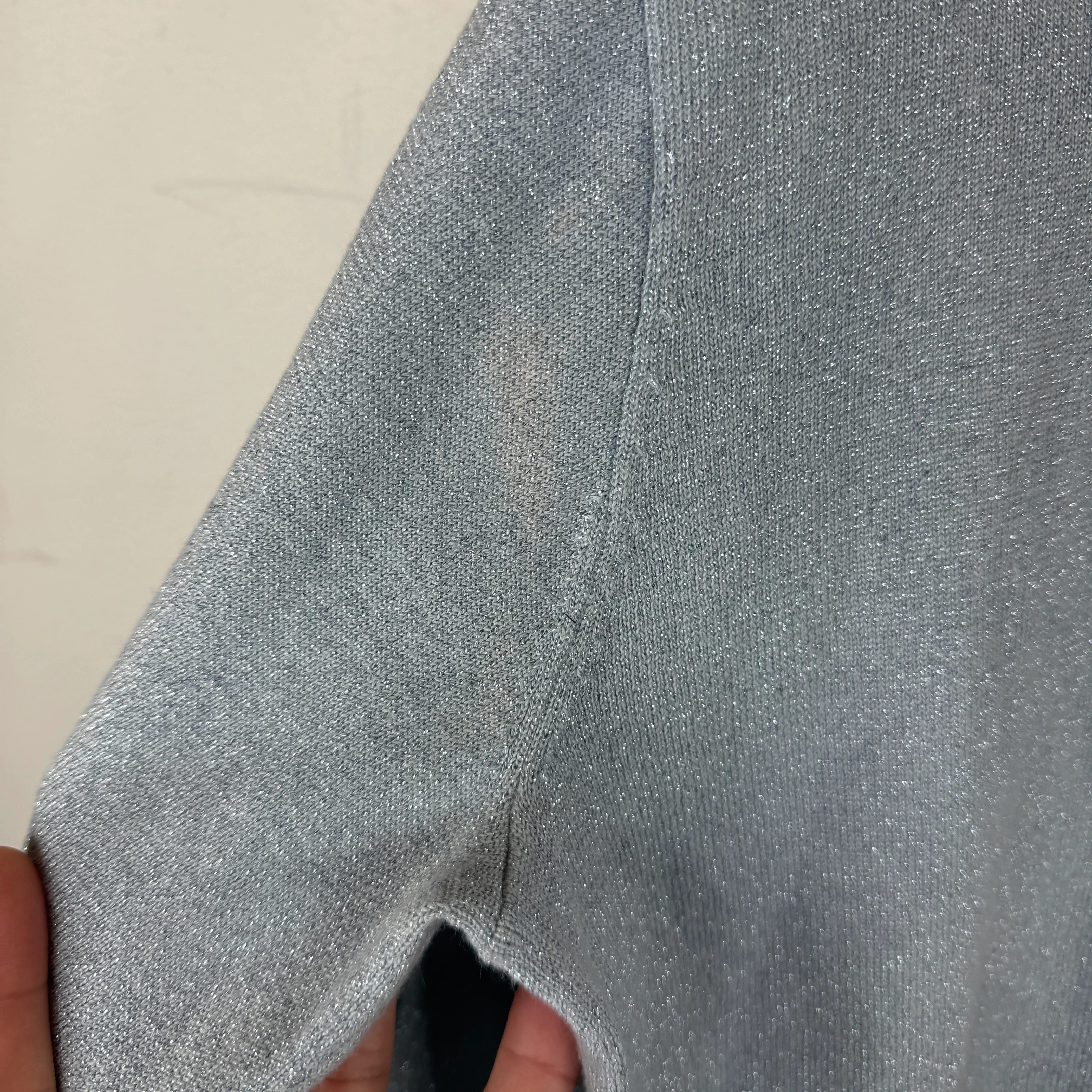 Supreme Light Blue Glitter Knit Sweater - Image 8