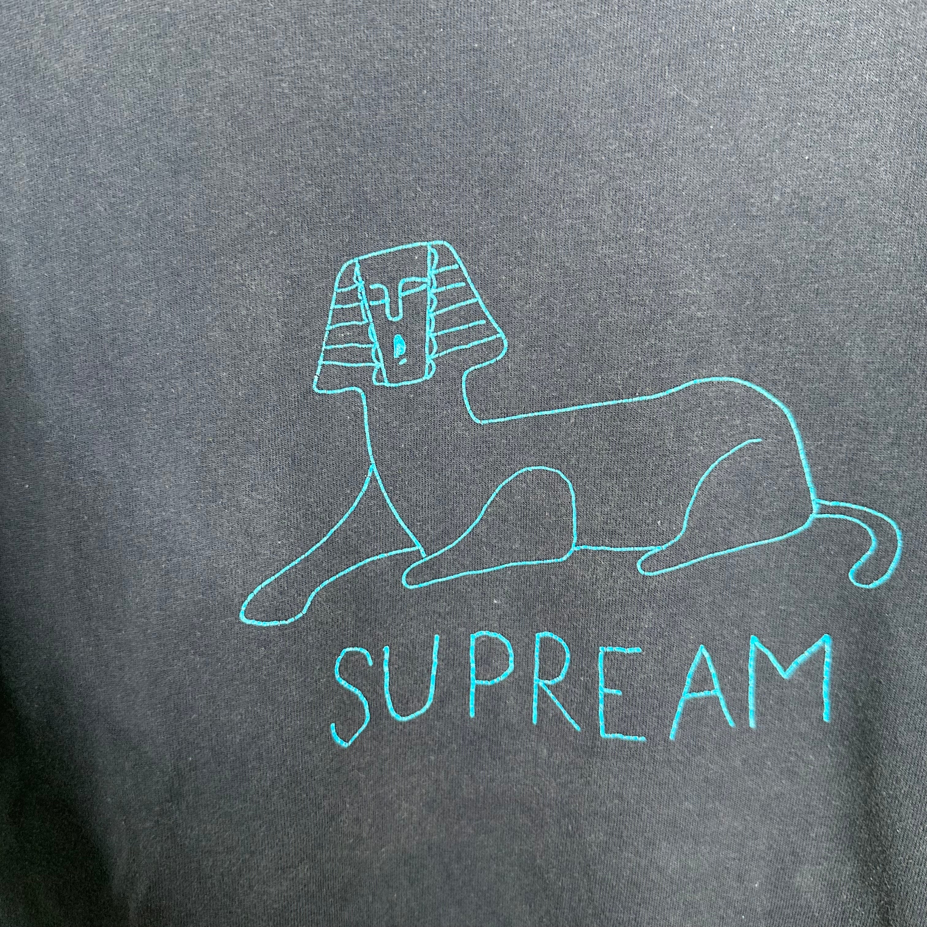 Supreme Navy Gonz Sphinx T-Shirt - Image 4