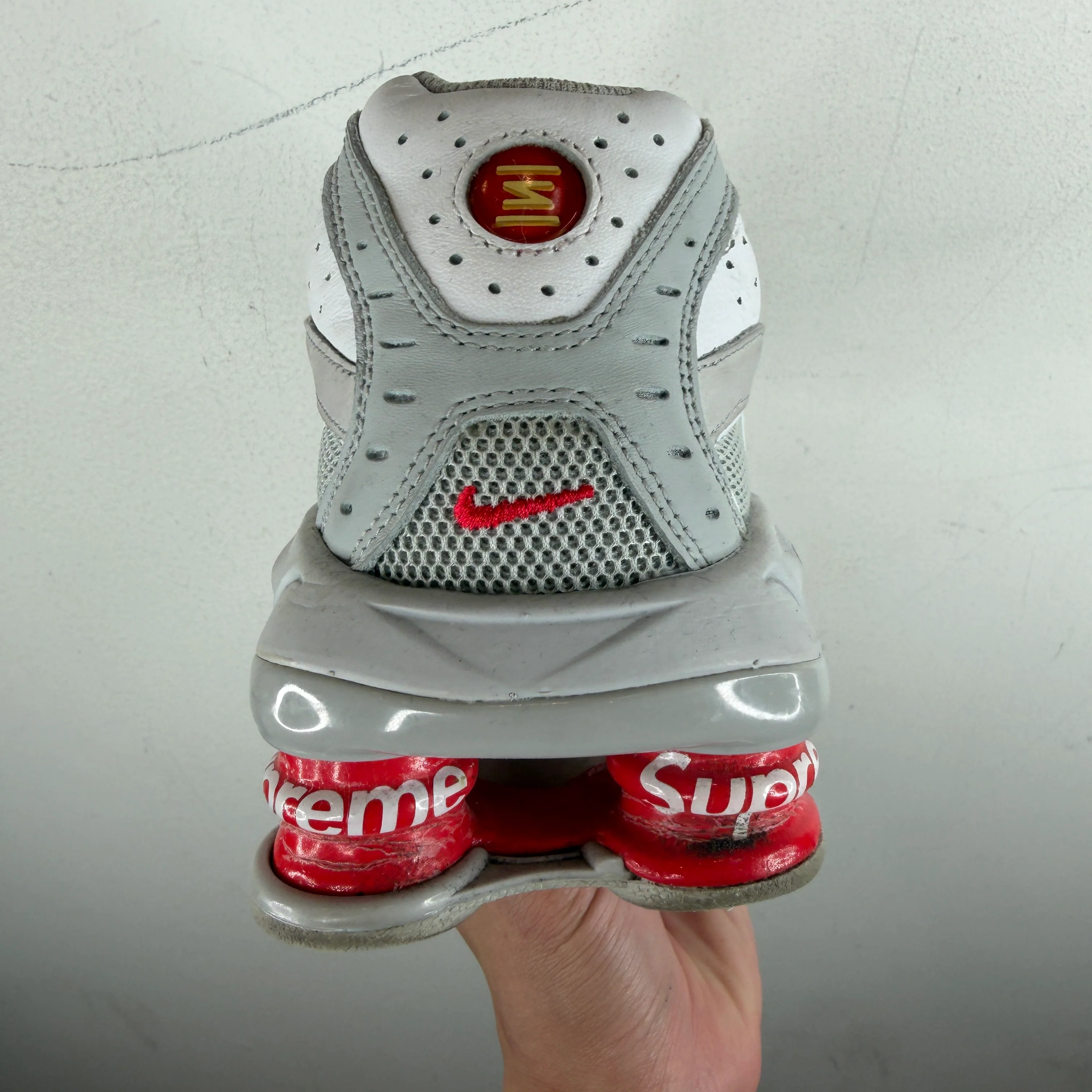 Supreme Nike White Shox Sneakers - Image 3