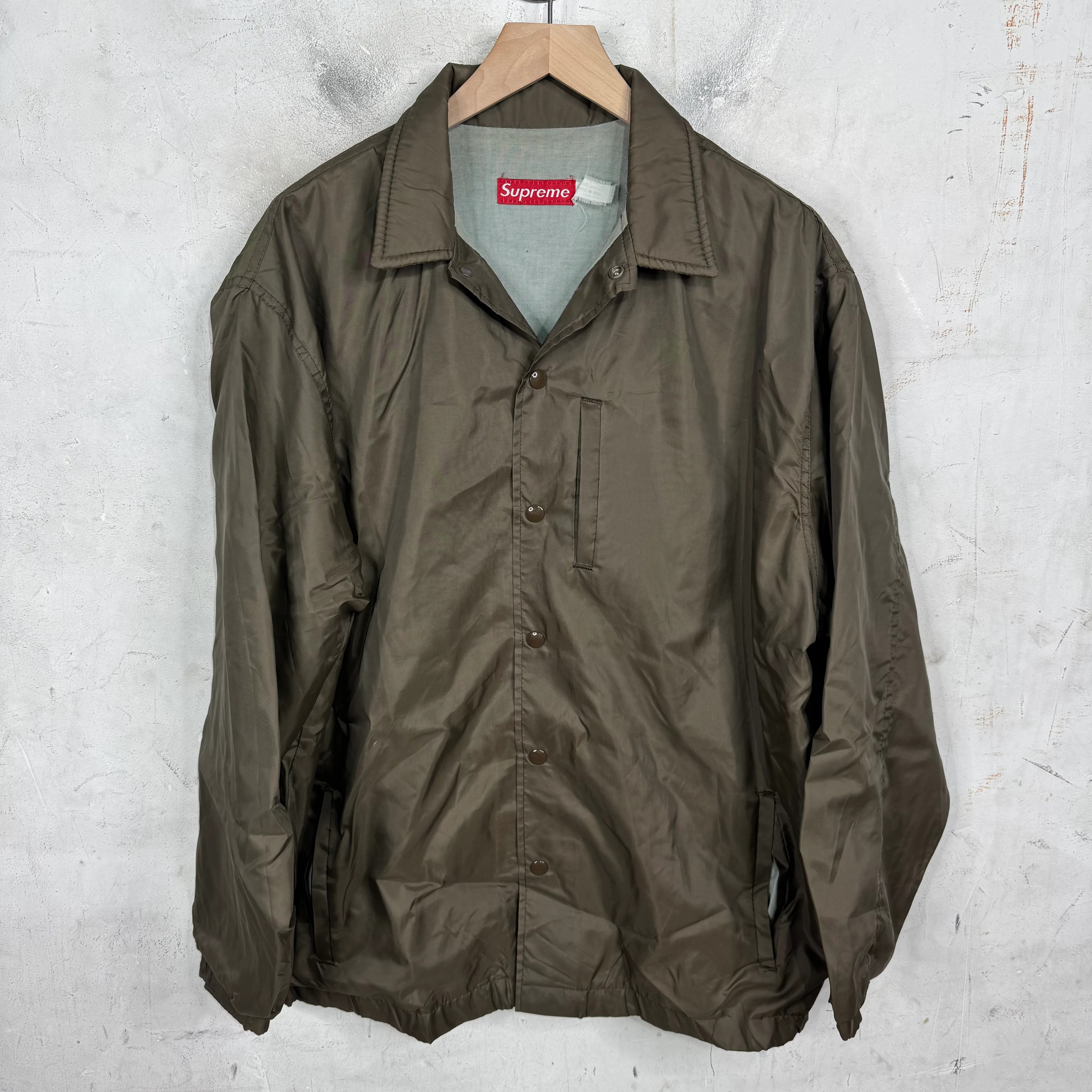 Supreme Olive Coaches Jacket