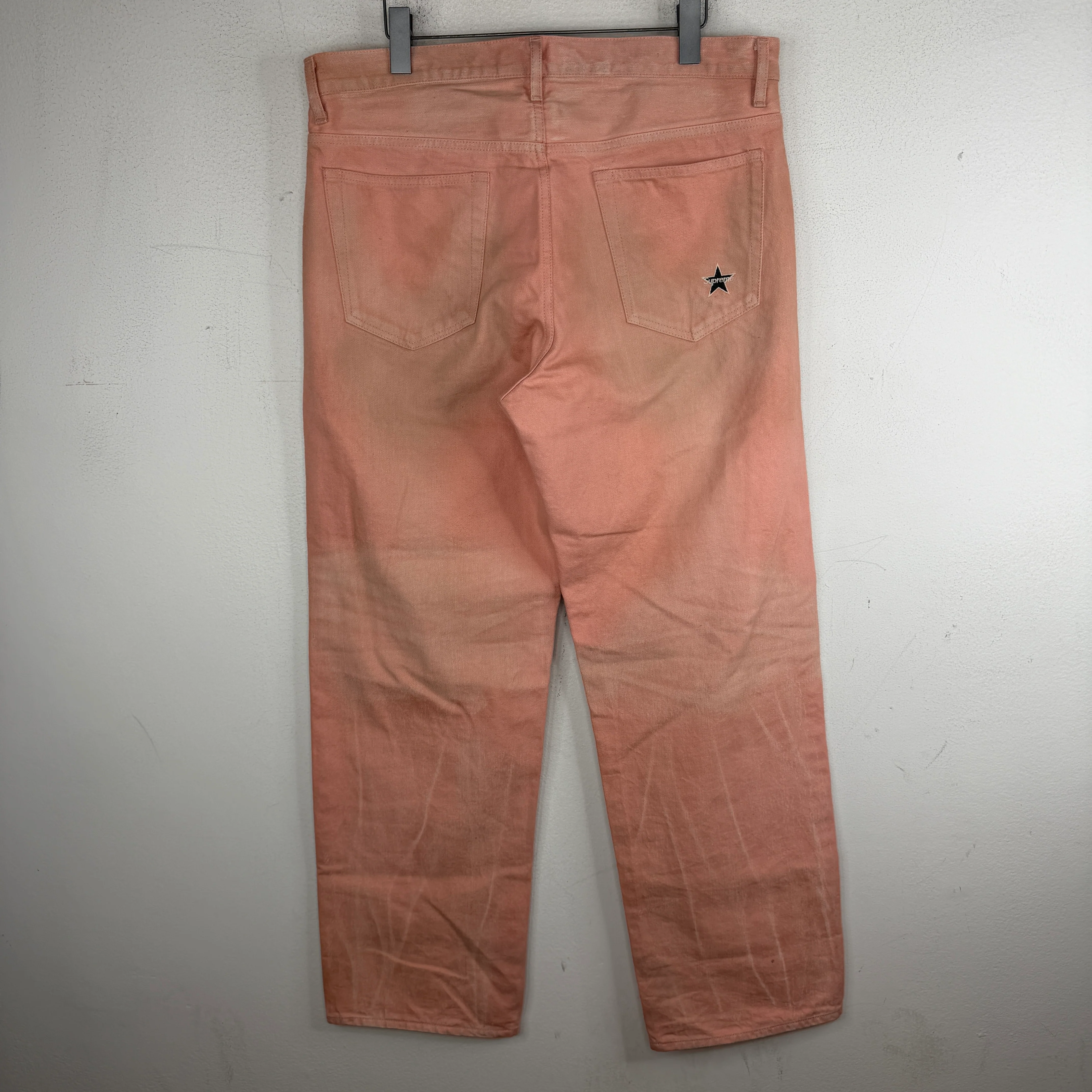 Supreme Pink Selvedge Star Jeans - Image 2