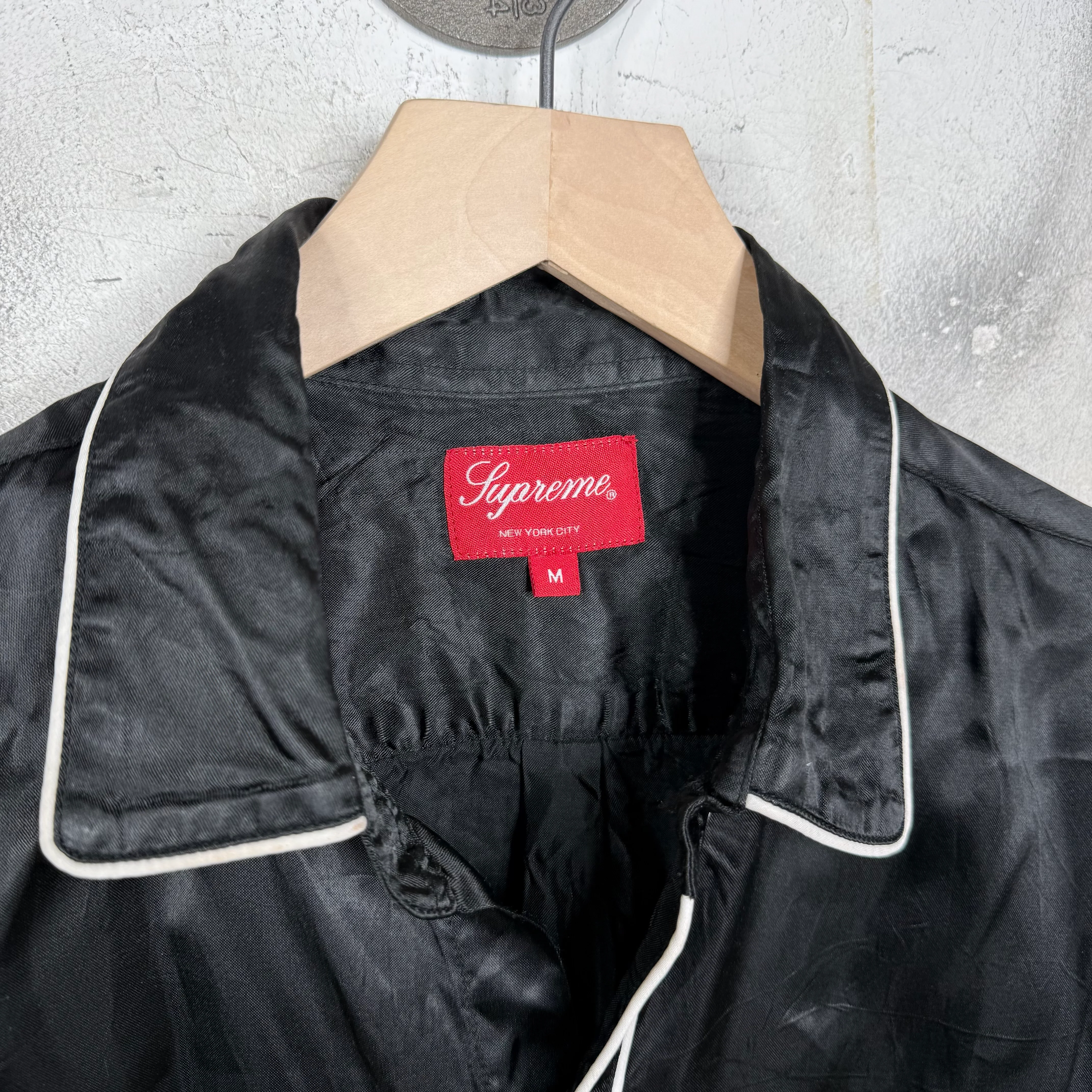 Supreme Silk Western Shirt Black - Image 3