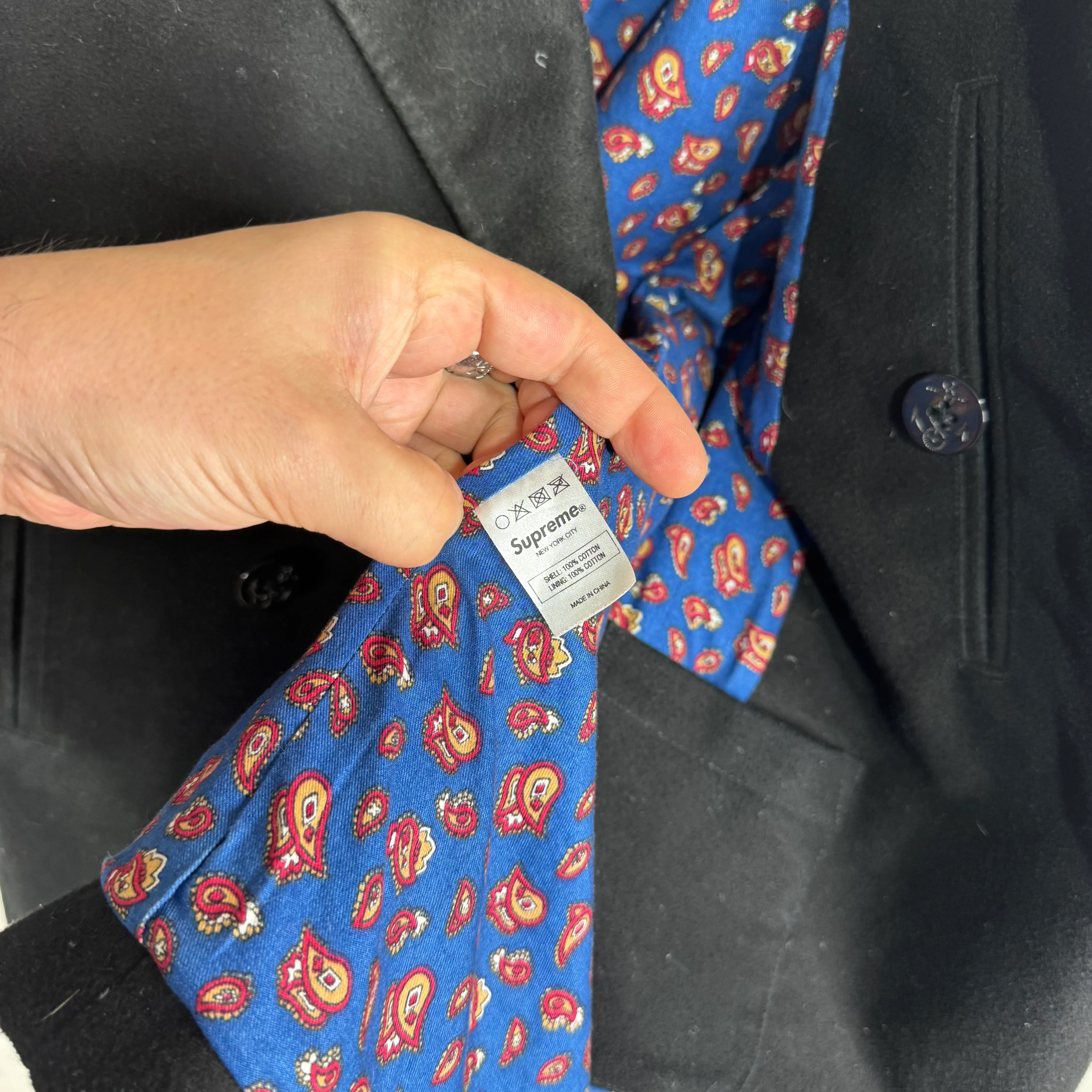 Supreme Standard Issue Peacoat - Image 4