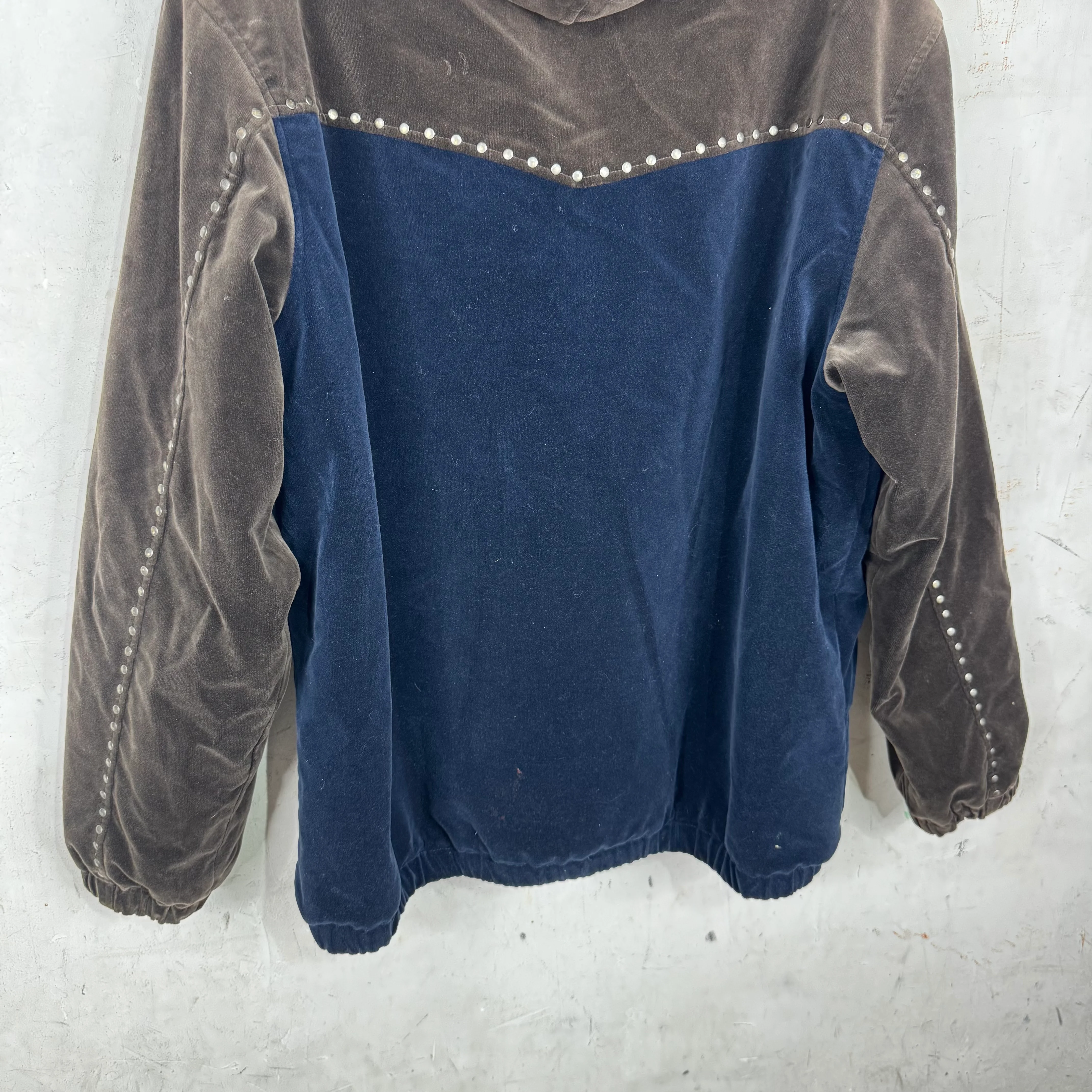 Supreme Velour Studded Fleece Lined Jacket - Image 8