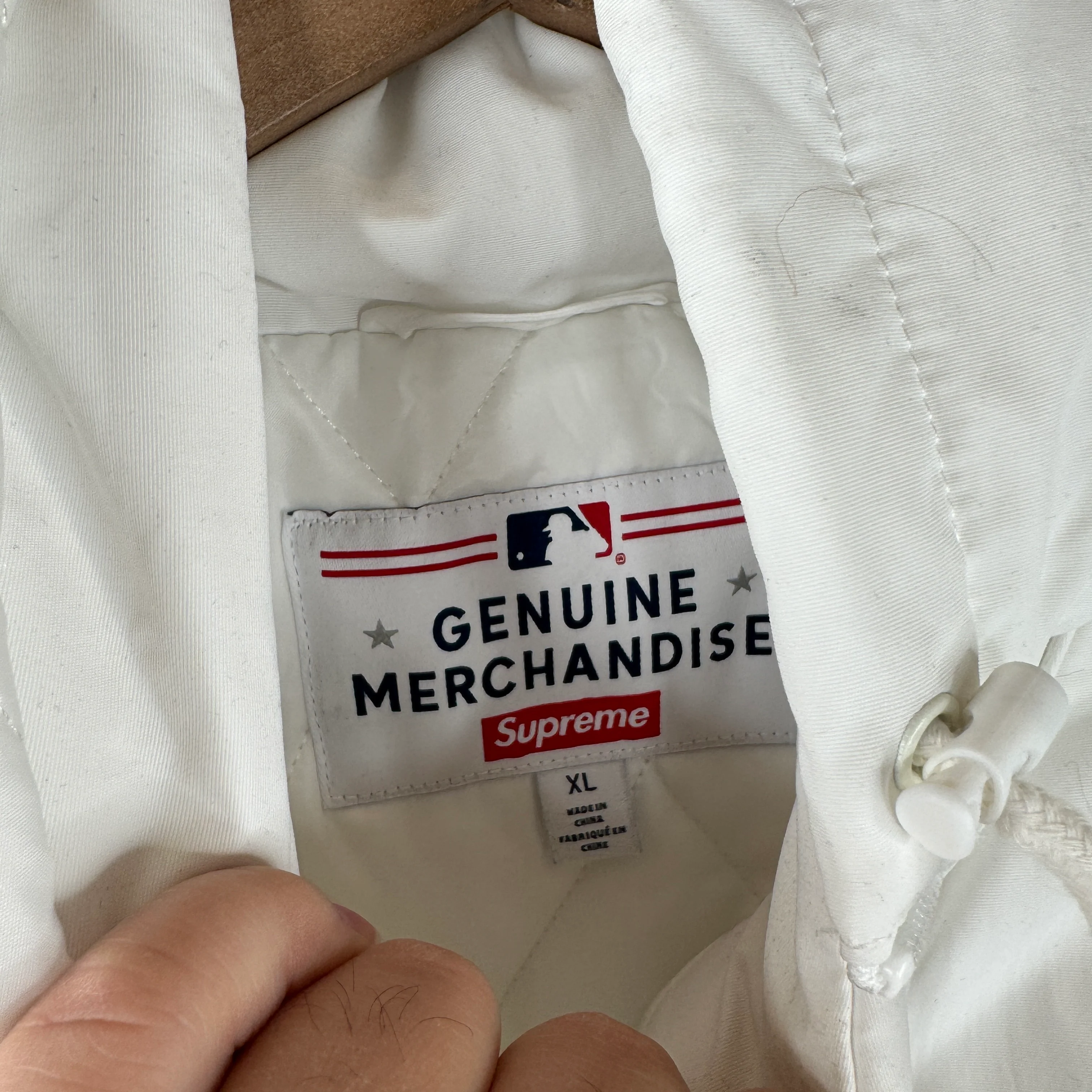 Supreme White Sox MLB Stadium Jacket - Image 3
