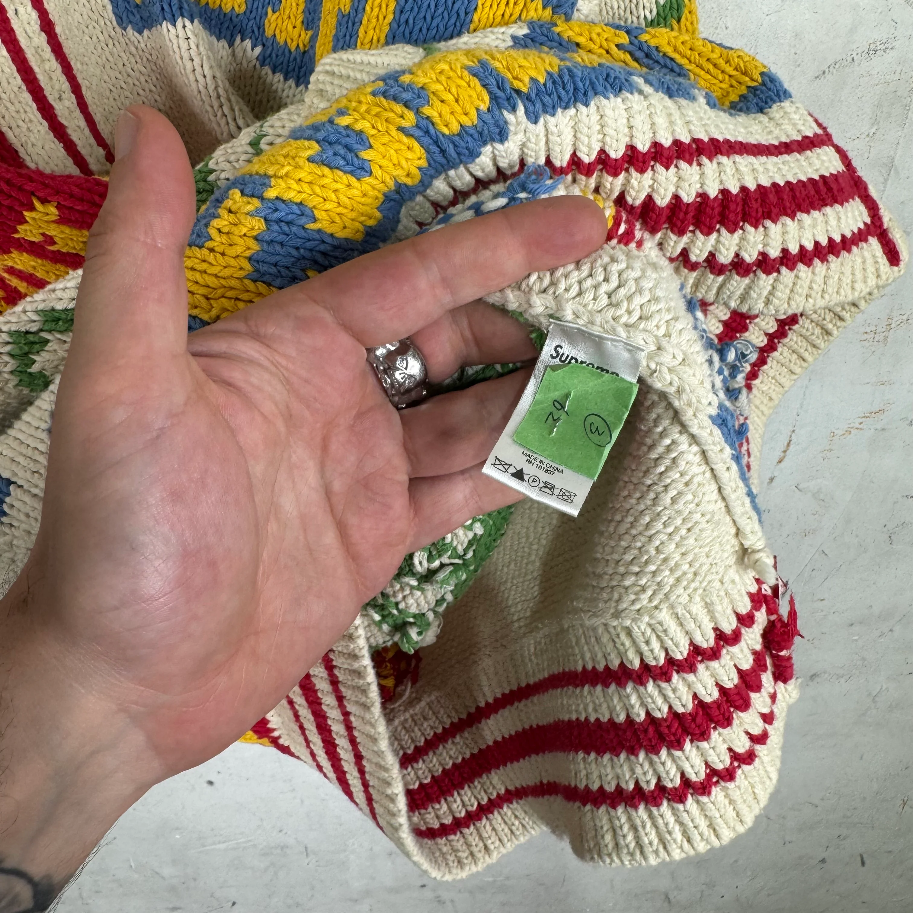 Supreme x Hysteric Glamour Cowichan Knit - Image 4