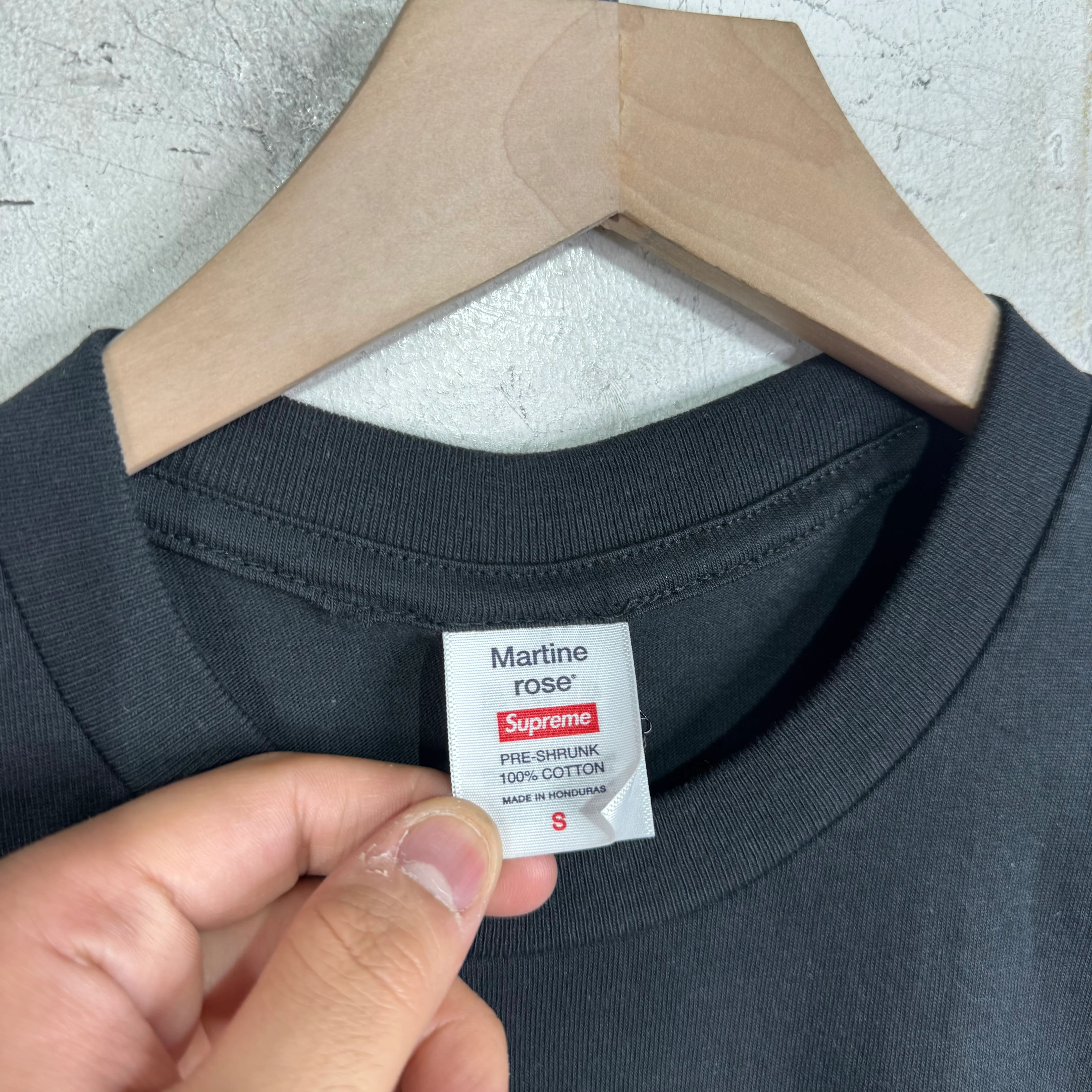 Supreme x Martine Rose Script T-Shirt - Image 4