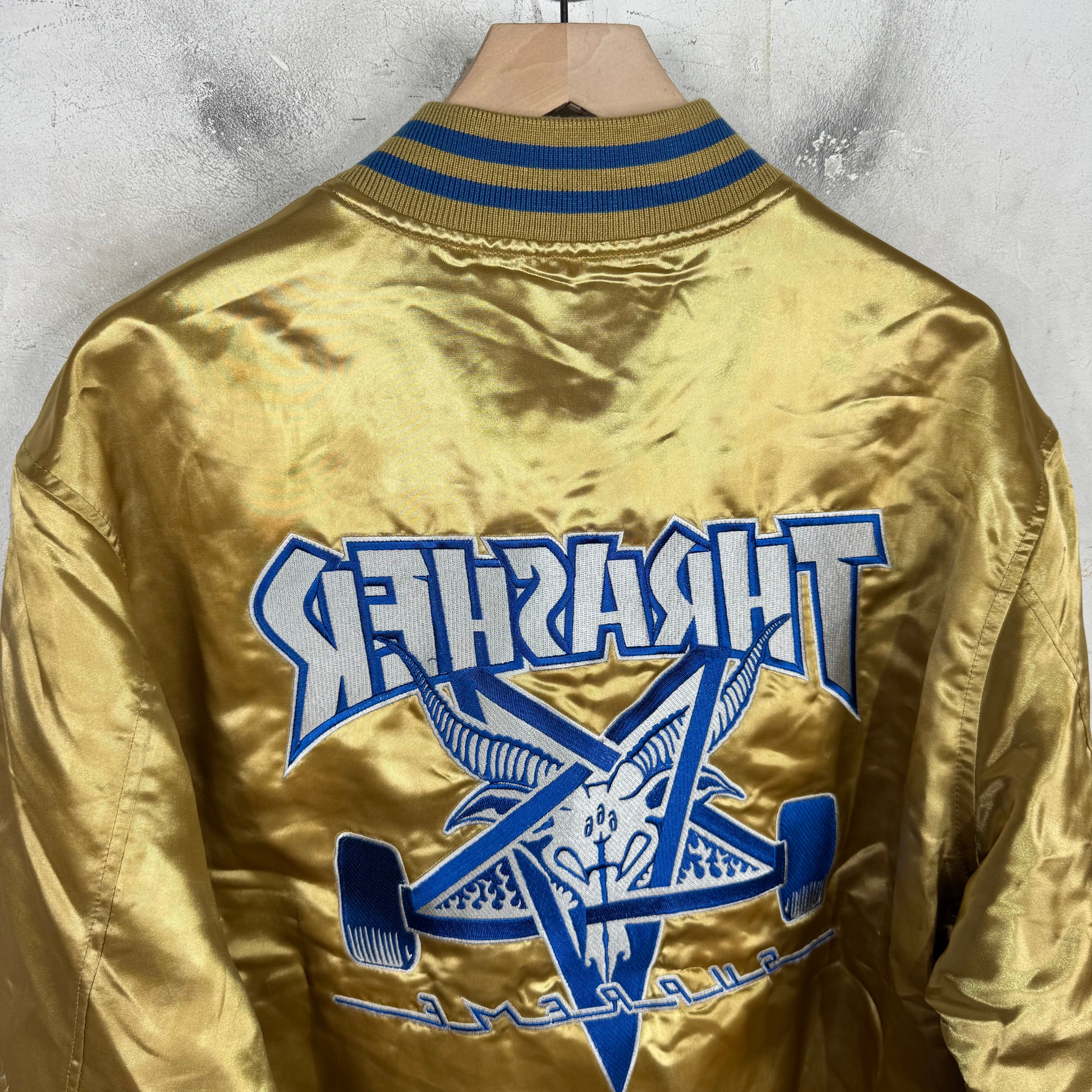 Supreme x Thrasher Satin Logo Jacket - Image 7