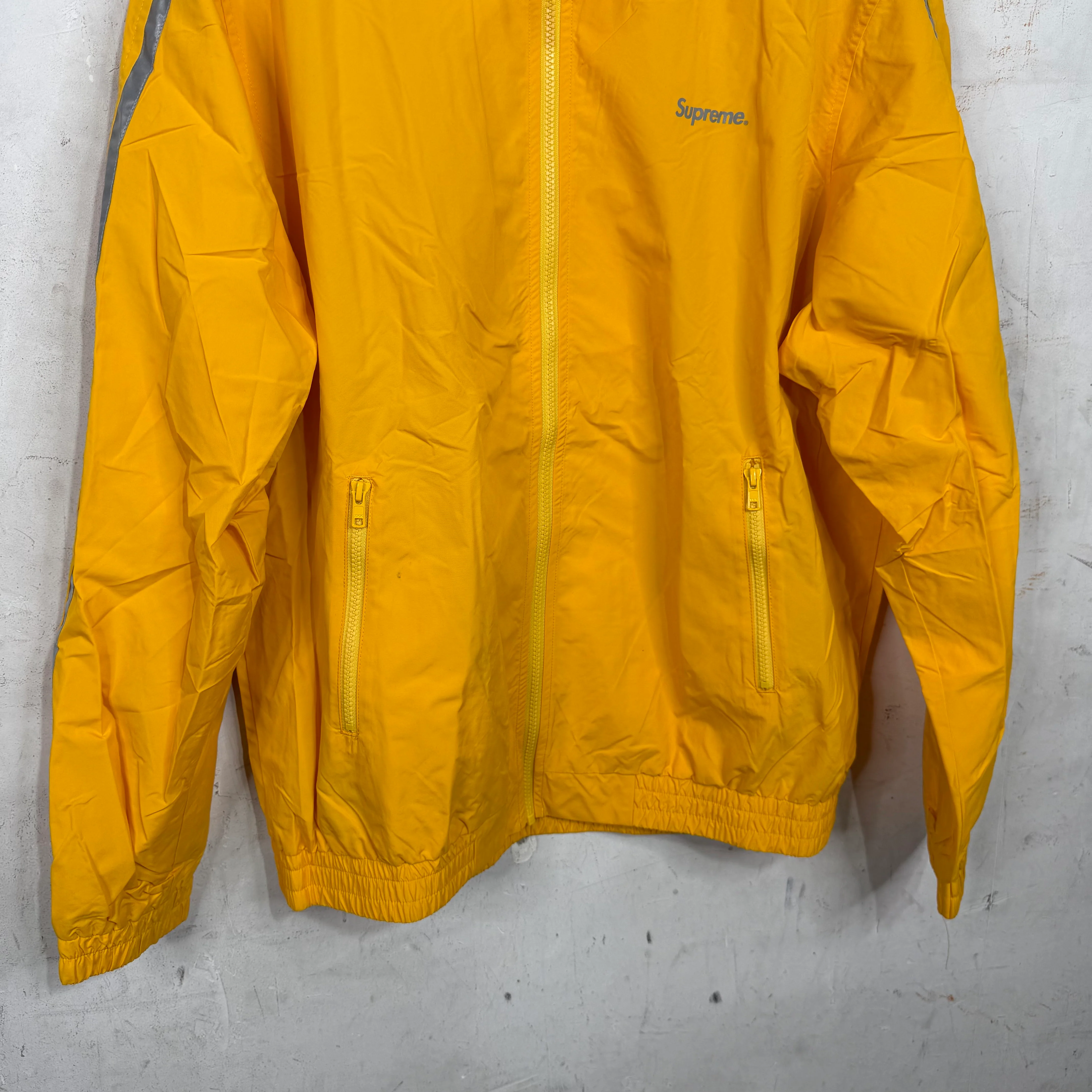 Supreme Yellow Reflective Logo Windbreaker - Image 6