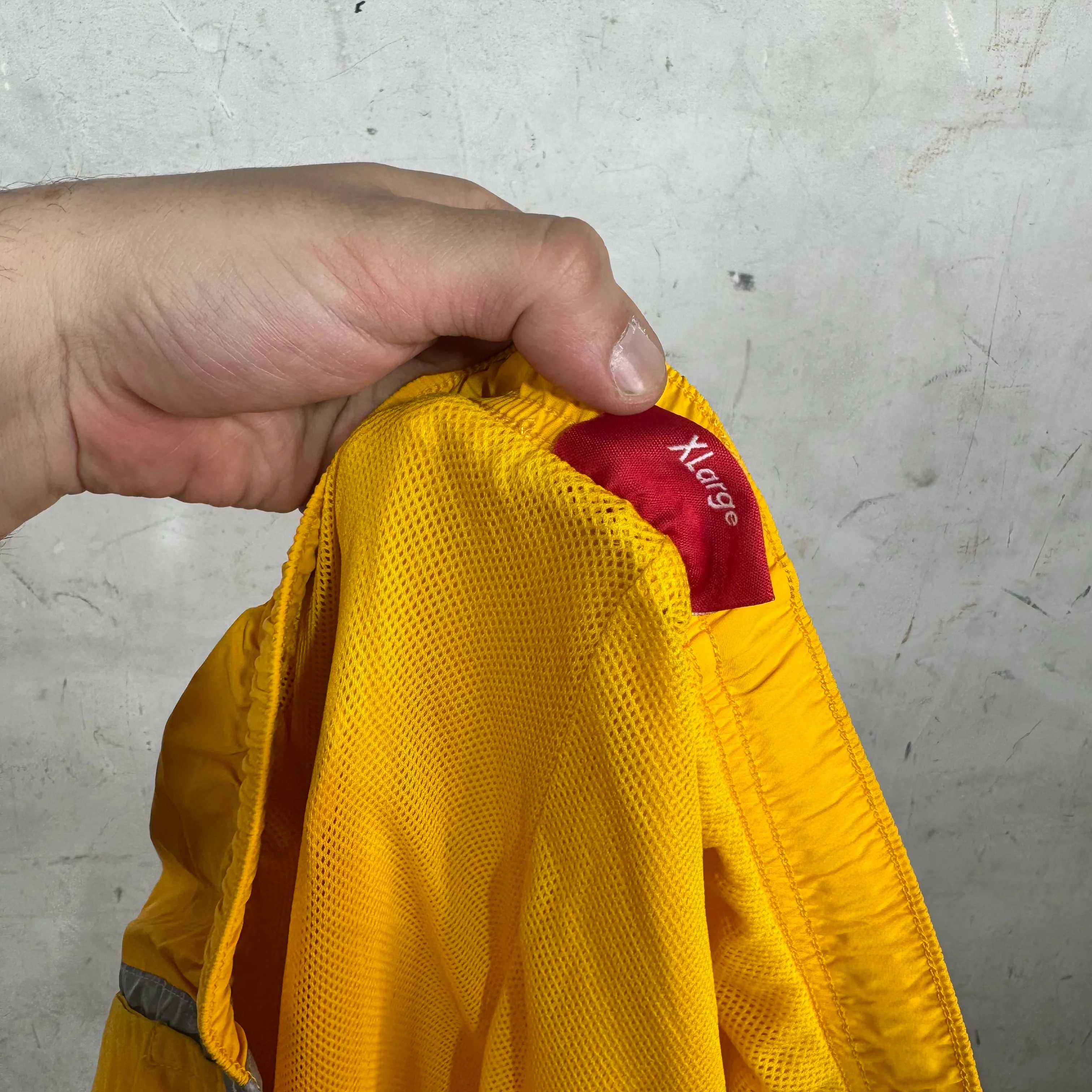Supreme Yellow Reflective Nylon Pants - Image 4