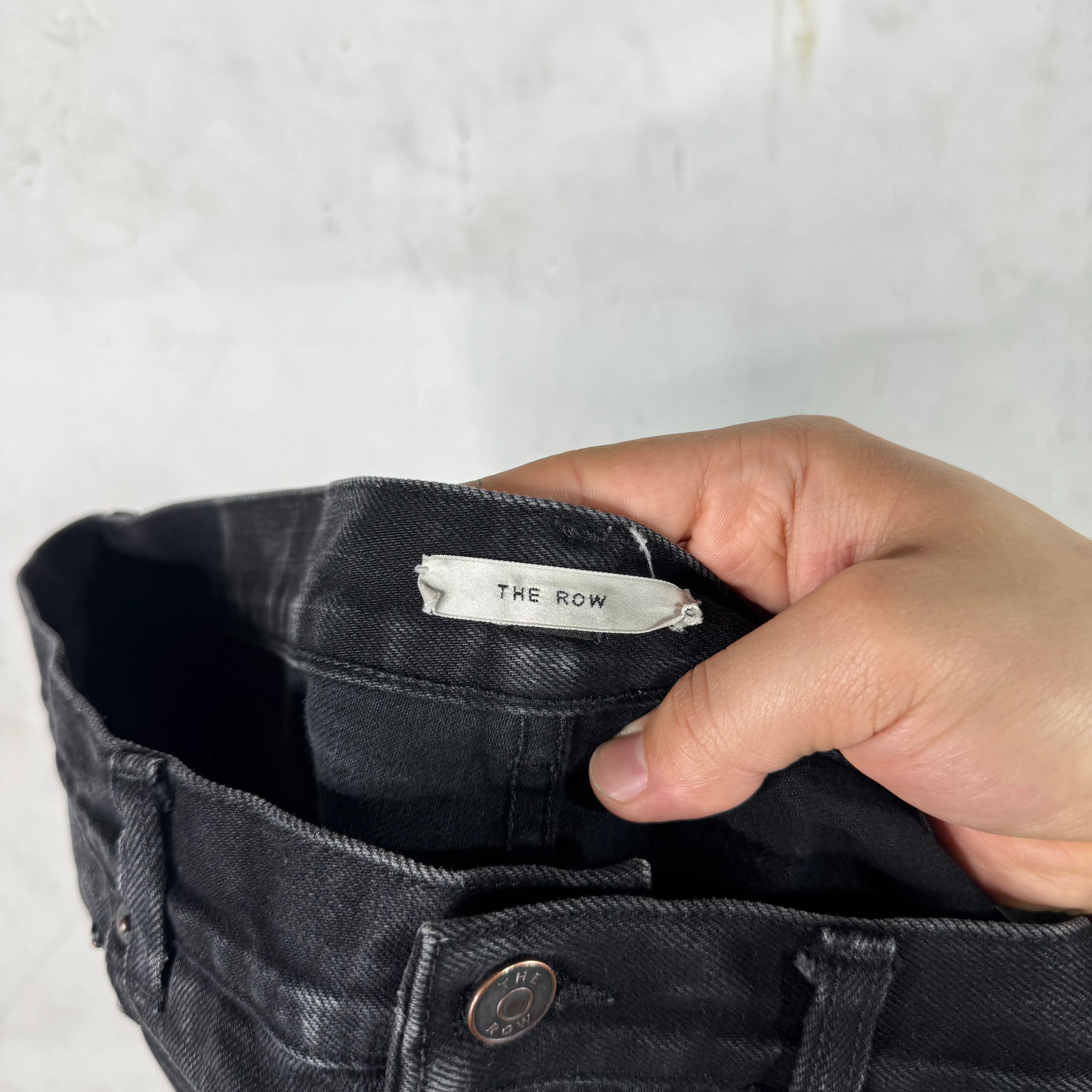 The Row Black Selvedge Jeans - Image 3