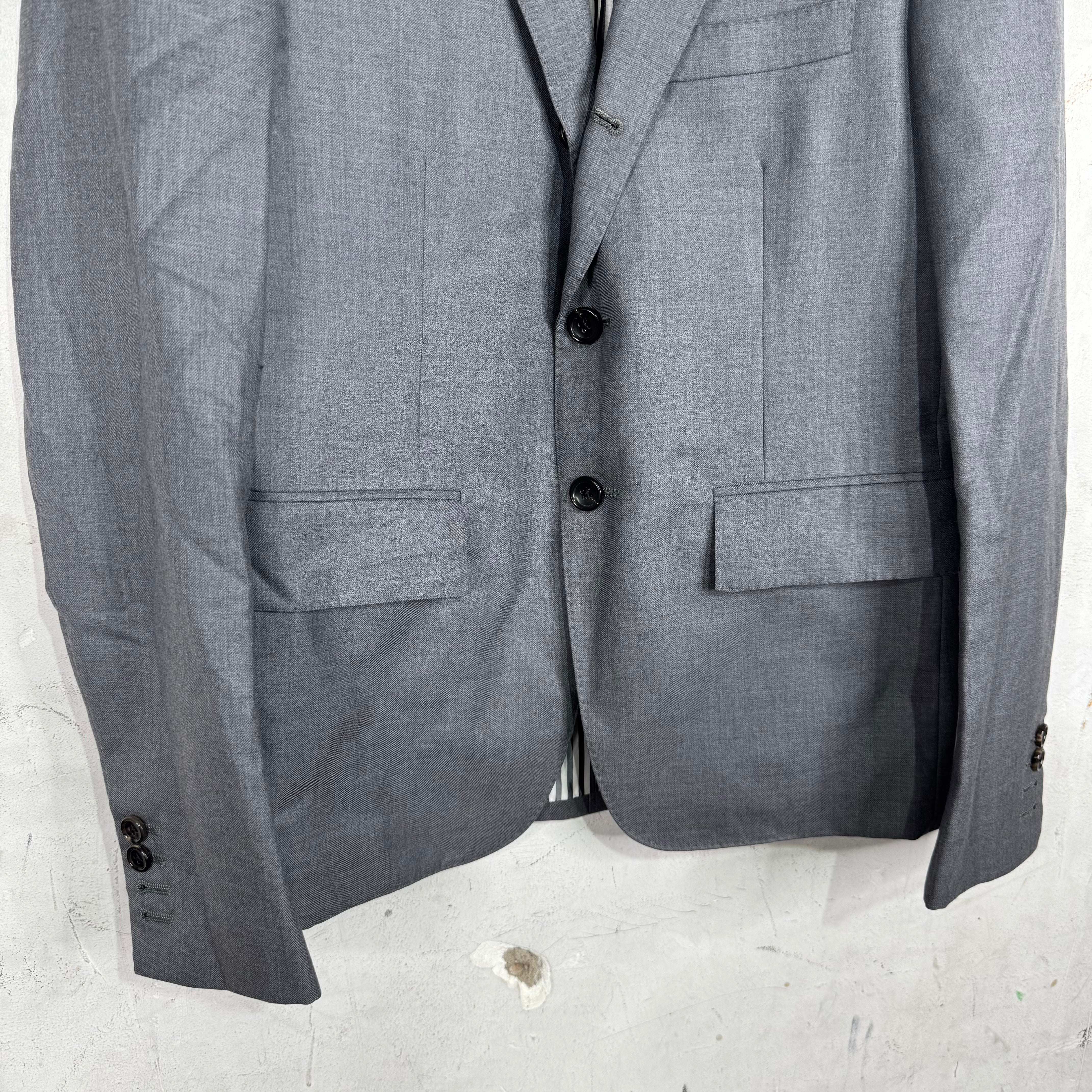 Thom Browne Grey 2-Button Blazer - Image 6