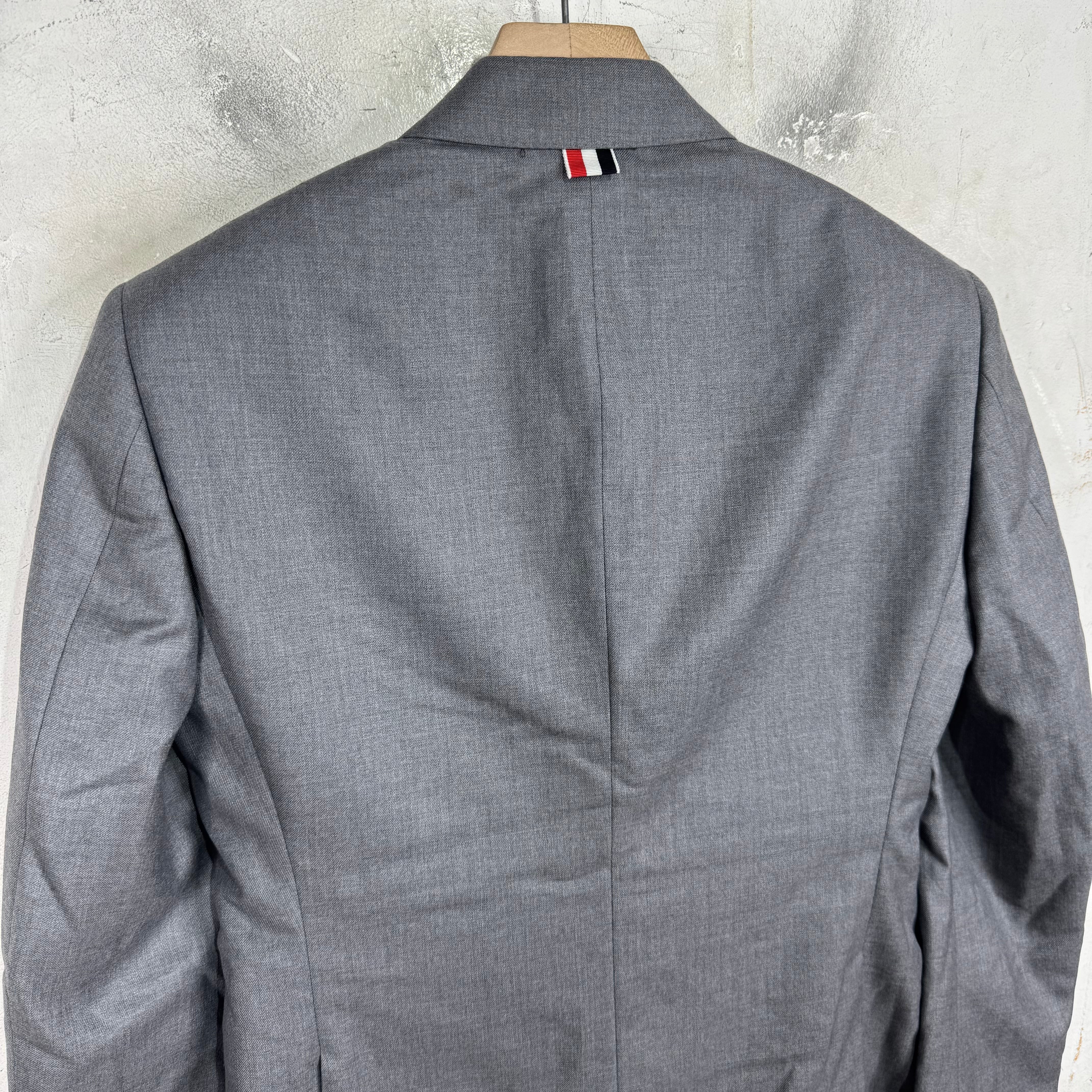 Thom Browne Grey 2-Button Blazer - Image 7