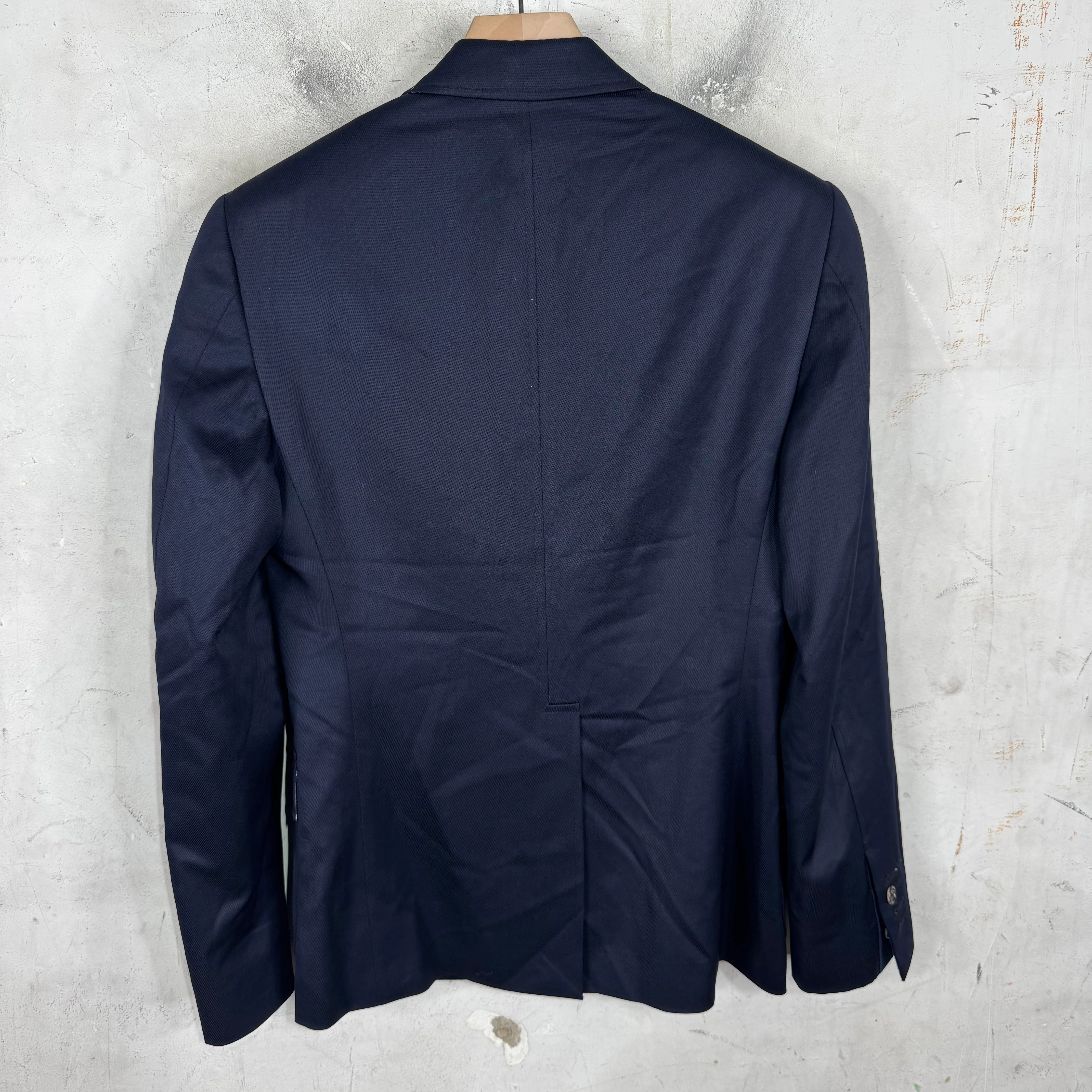 Thom Browne Navy 2 Button Blazer - Image 2