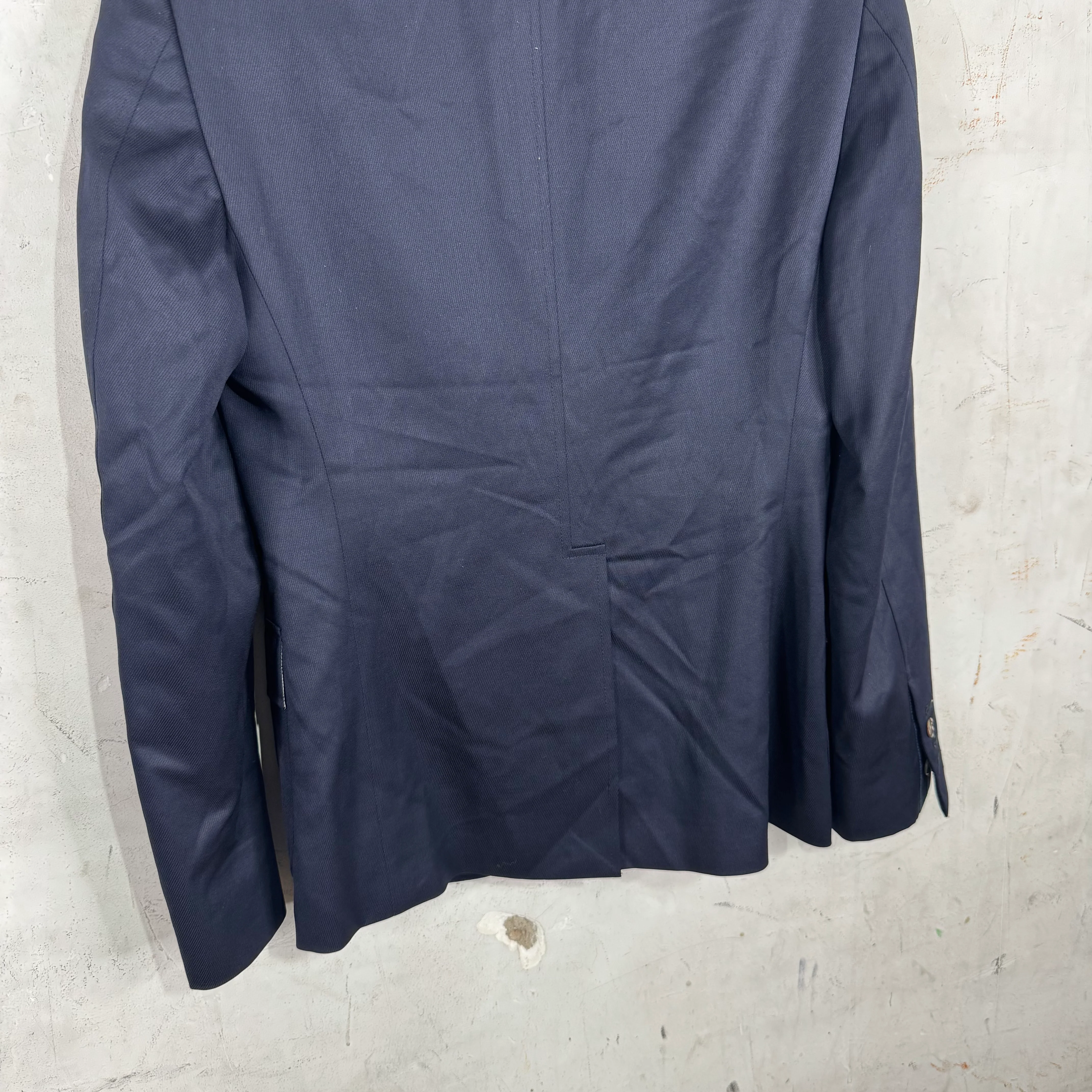 Thom Browne Navy 2 Button Blazer - Image 8