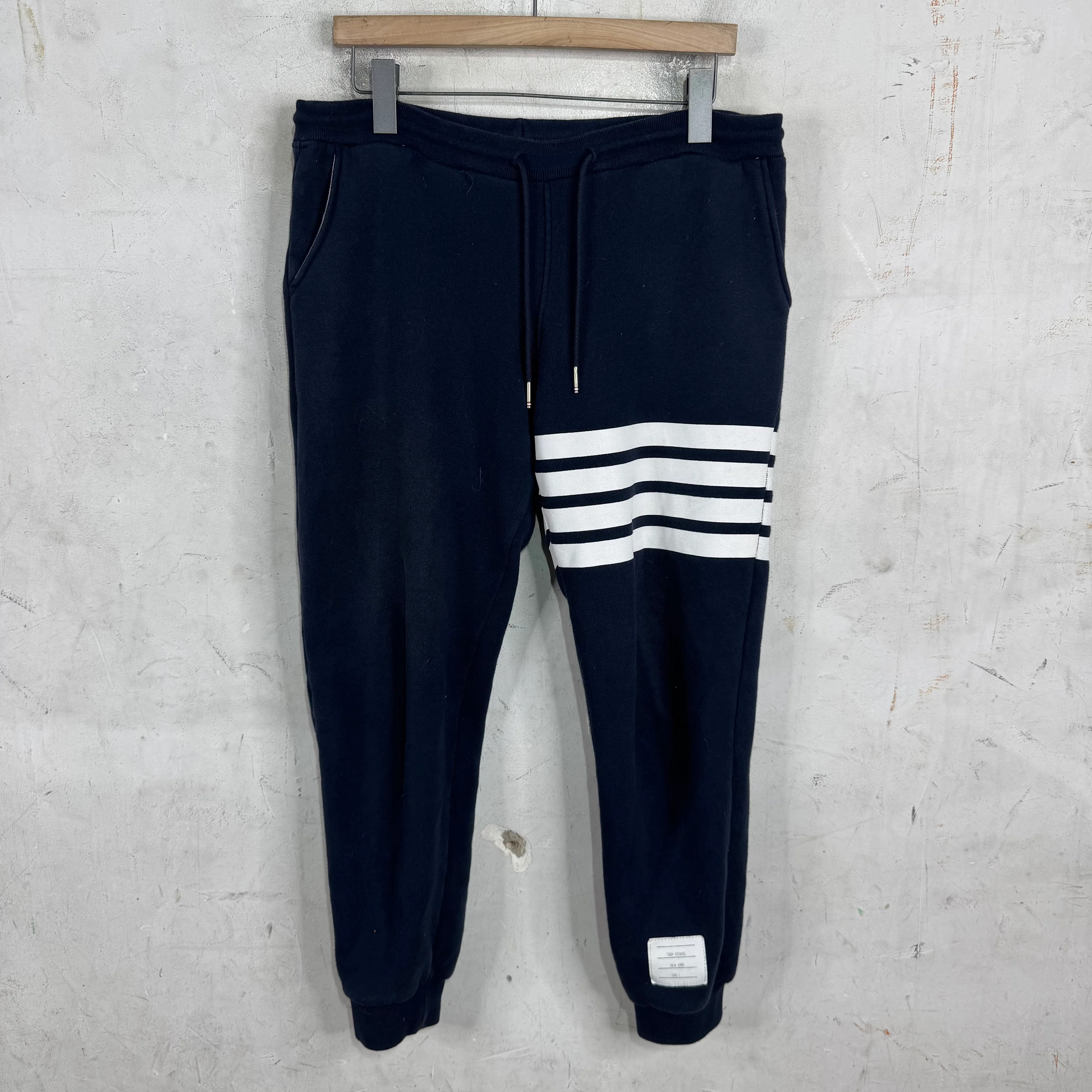 Thom Browne Navy Track Pants