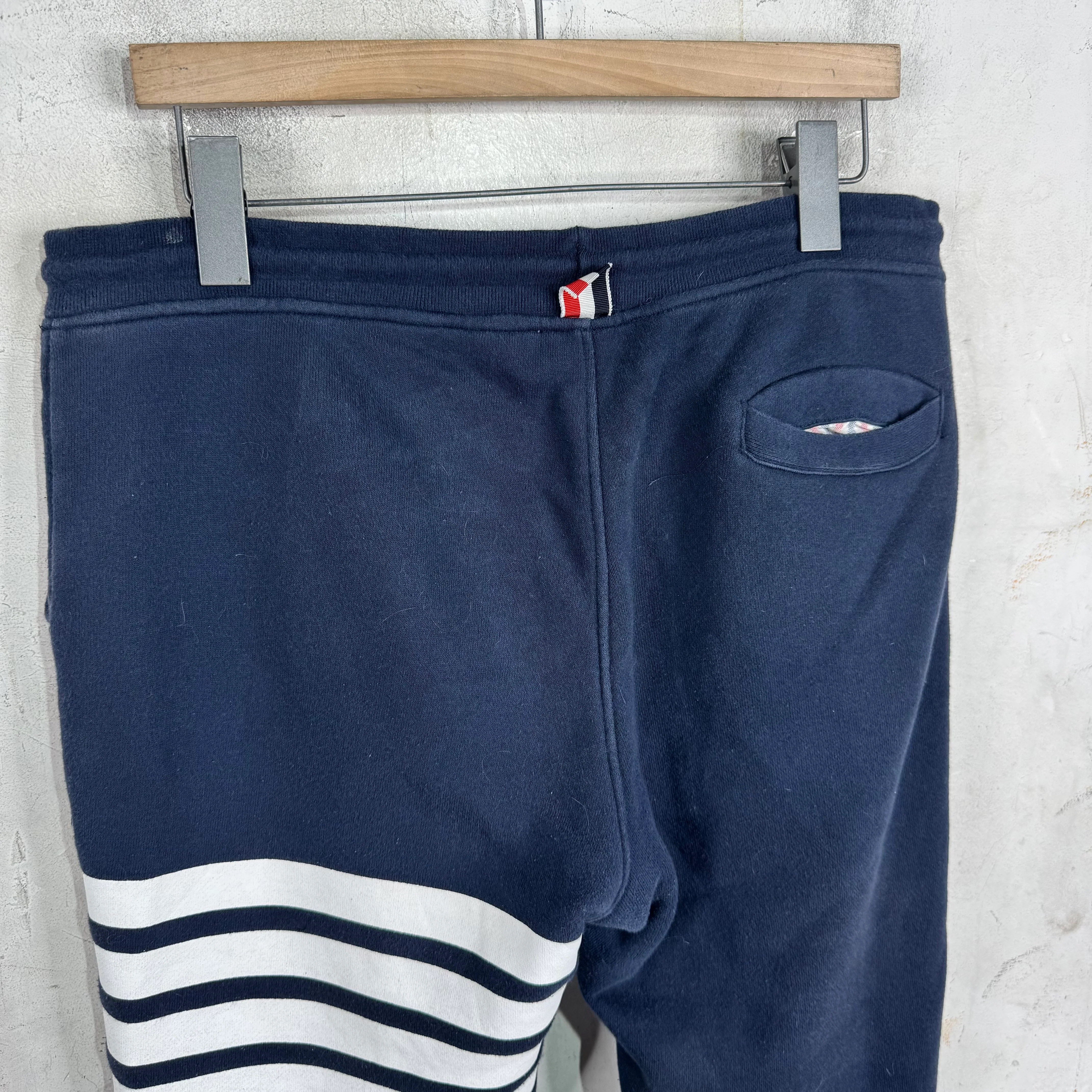 Thom Browne Navy Track Pants - Image 10
