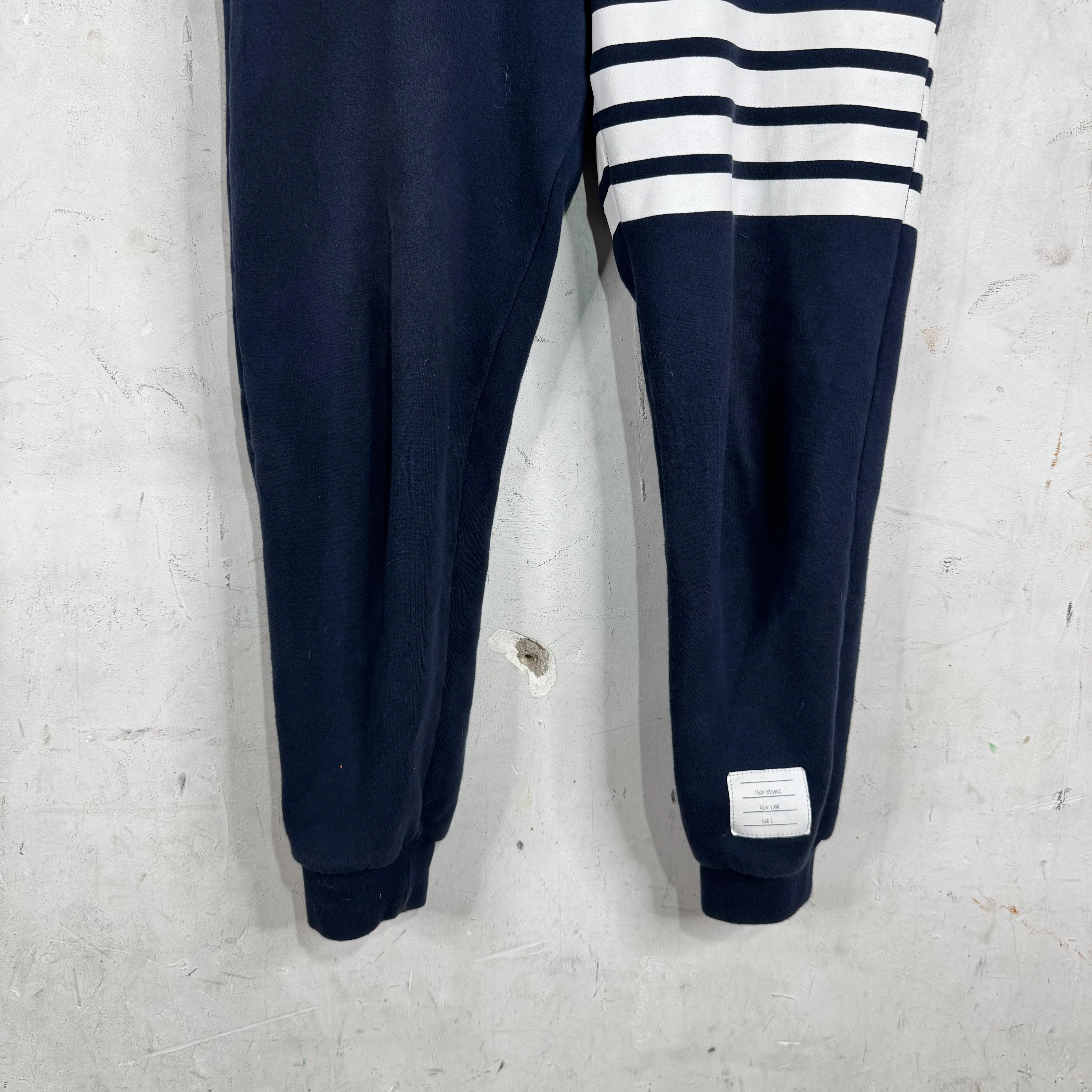 Thom Browne Navy Track Pants - Image 7