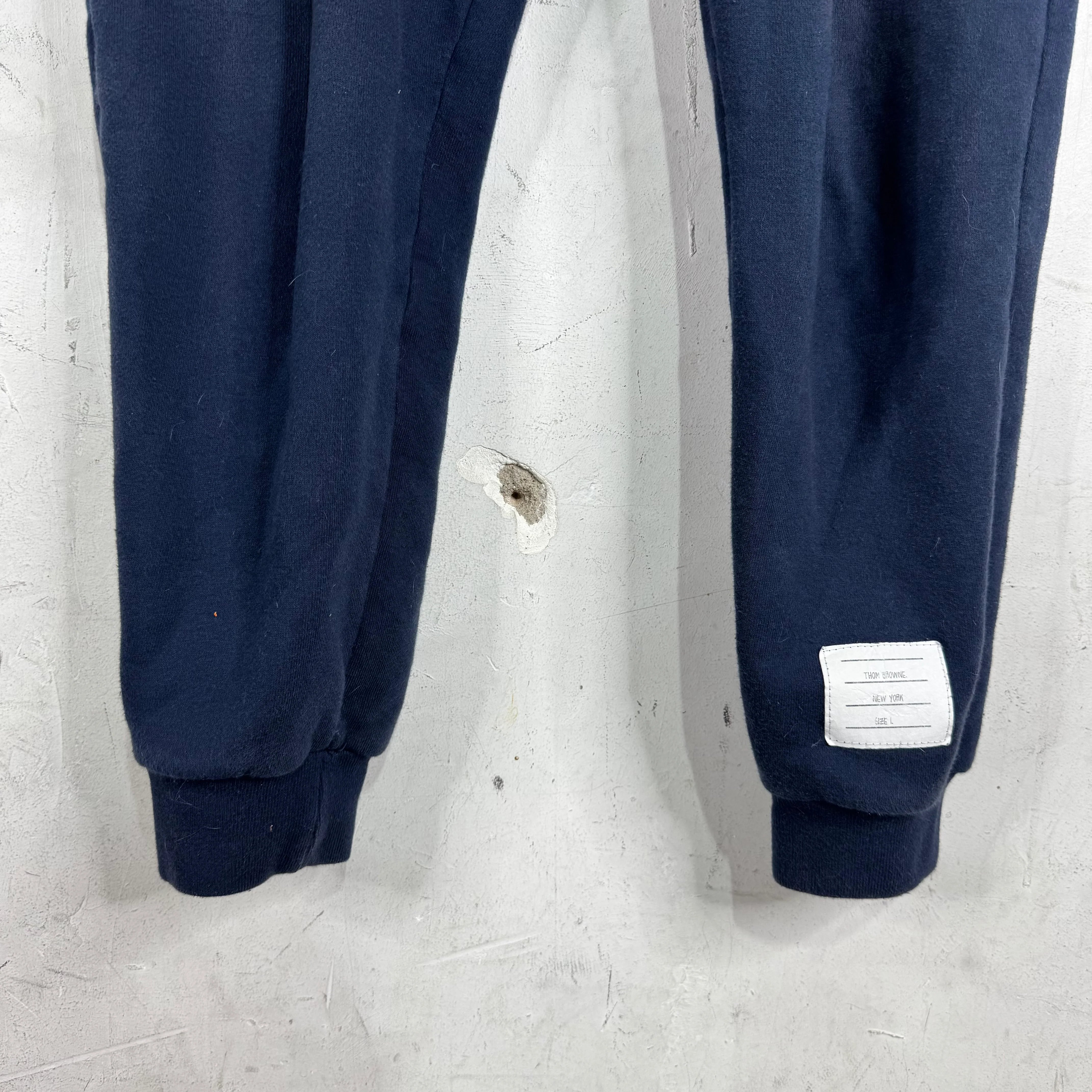 Thom Browne Navy Track Pants - Image 8