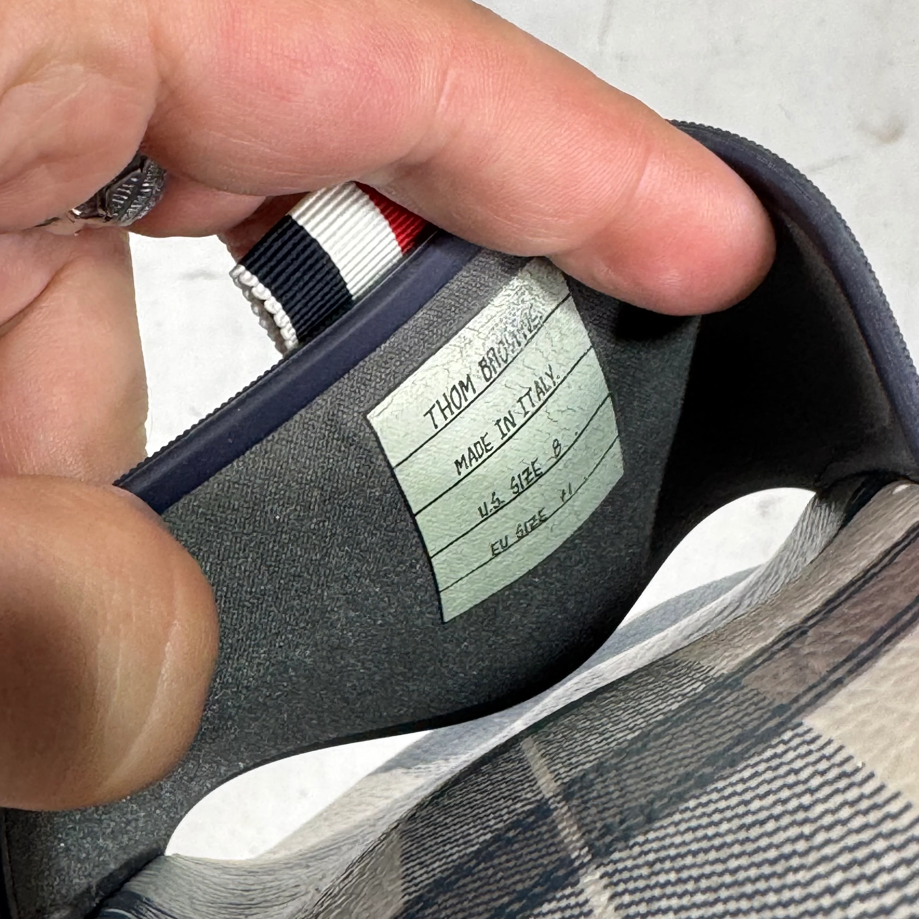 Thom Browne Plaid Slides - Image 12