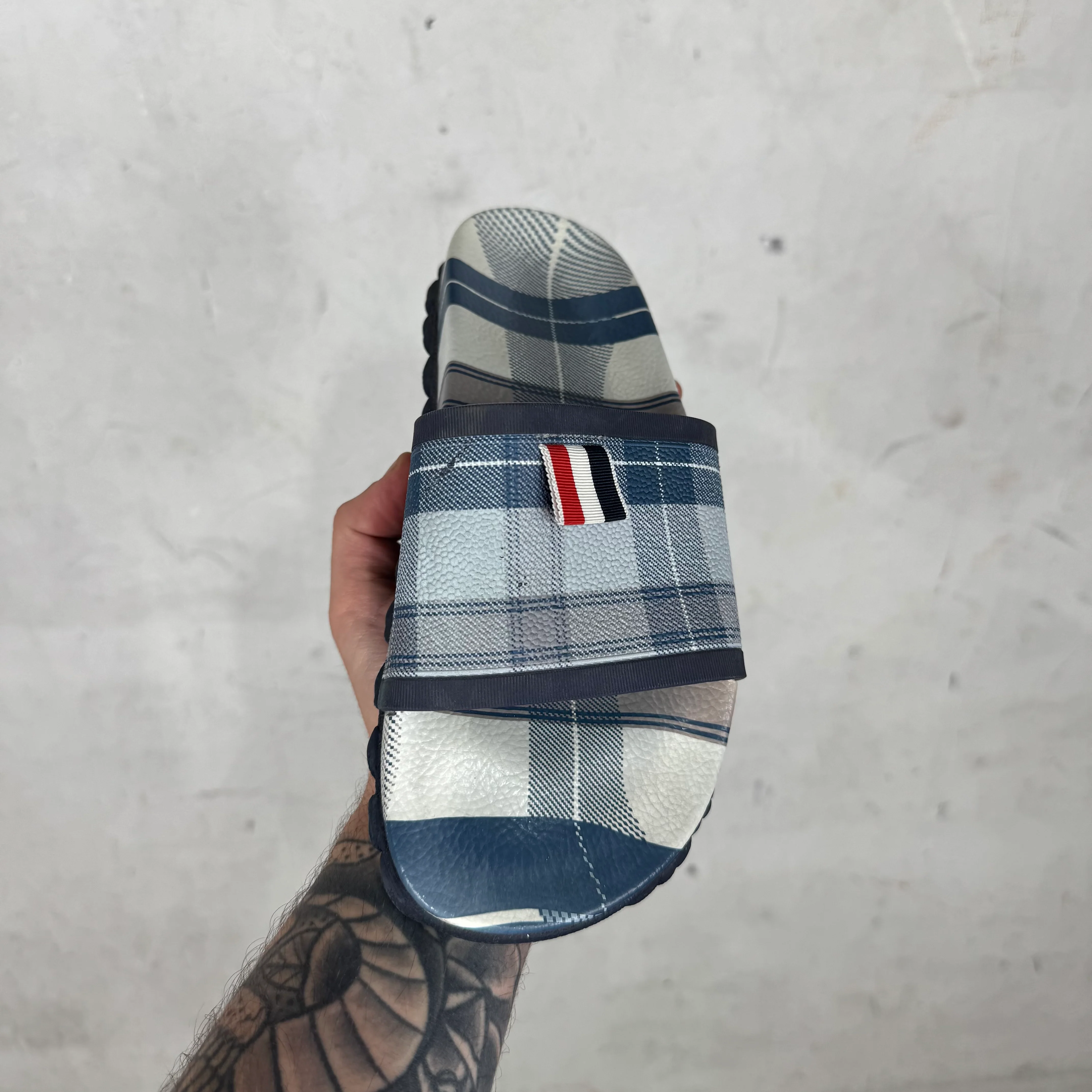 Thom Browne Plaid Slides - Image 8