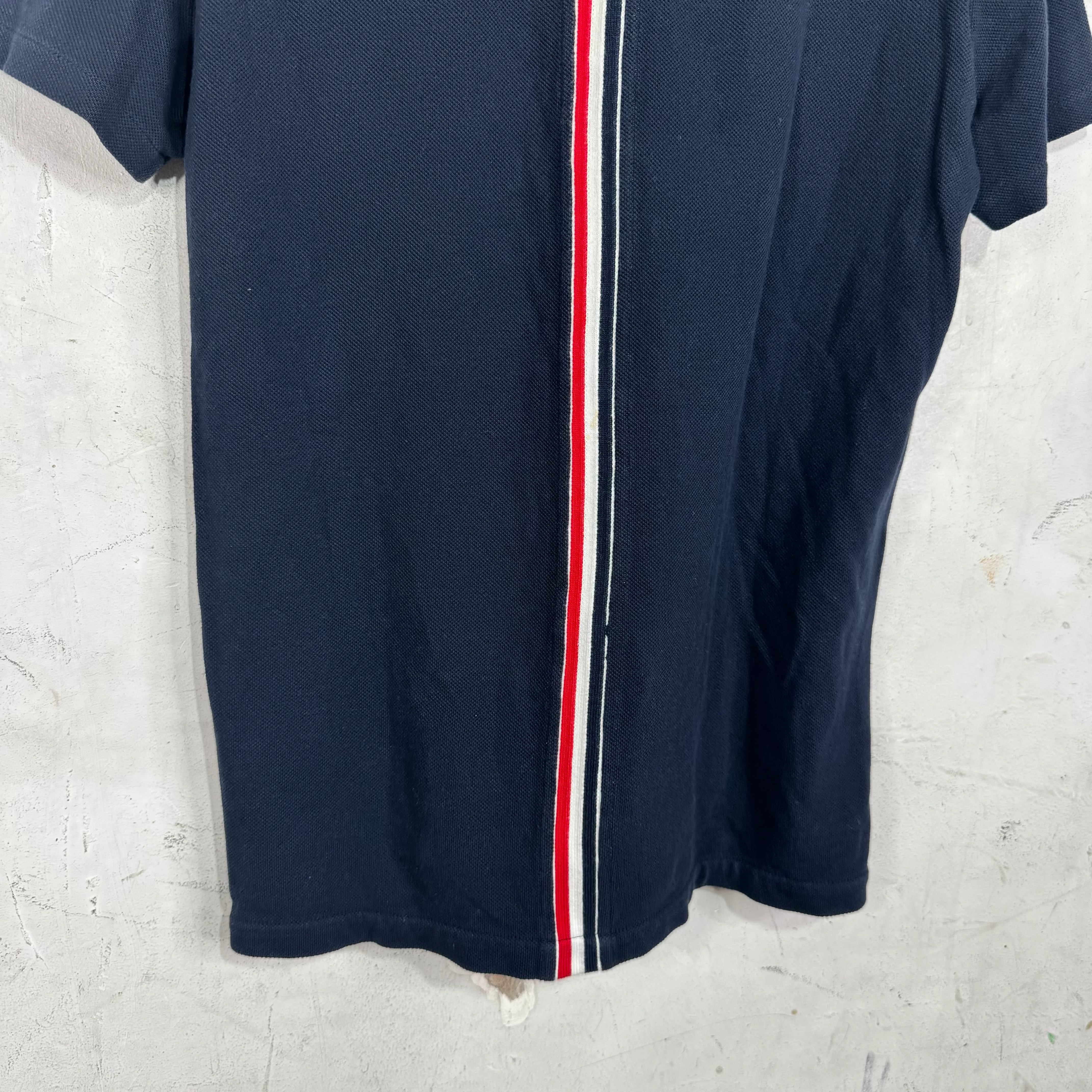 Thom Browne Navy Back Striped Polo - Image 9
