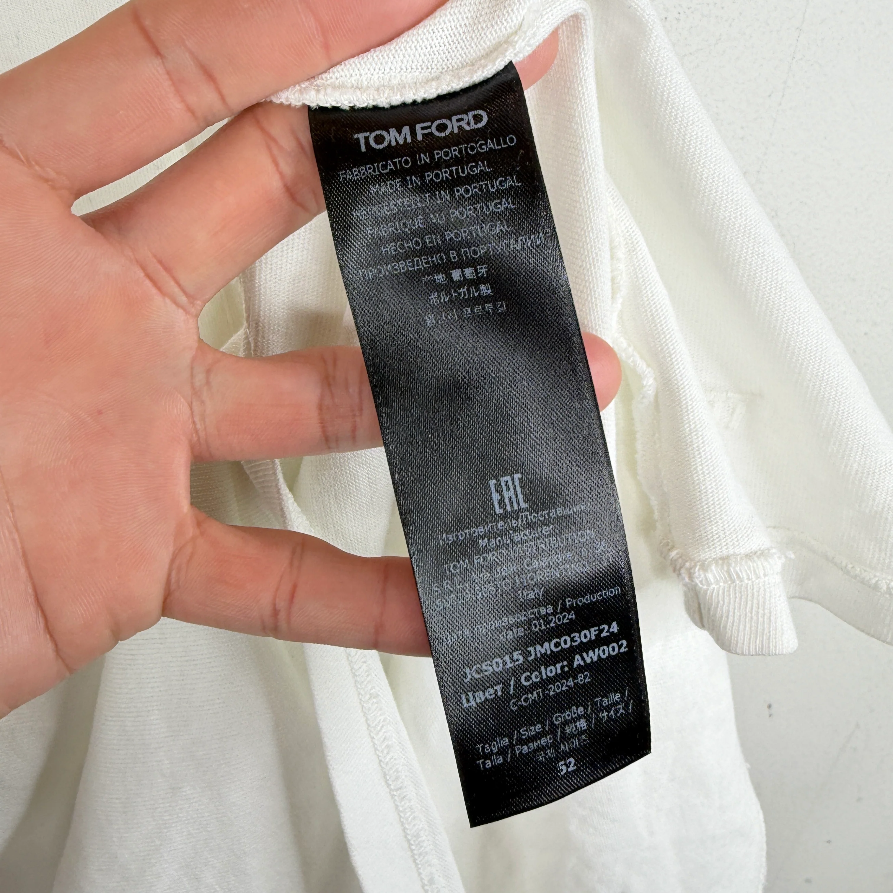 Tom Ford White Pocket T-Shirt - Image 5