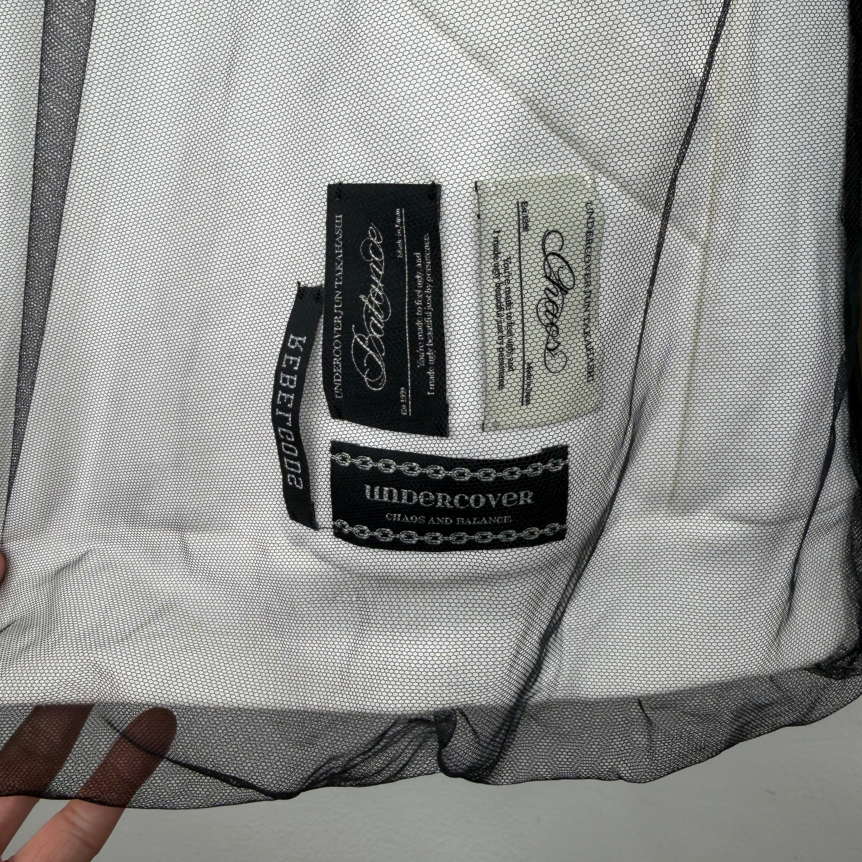 Undercover Mesh Layered Hoodie - Image 9
