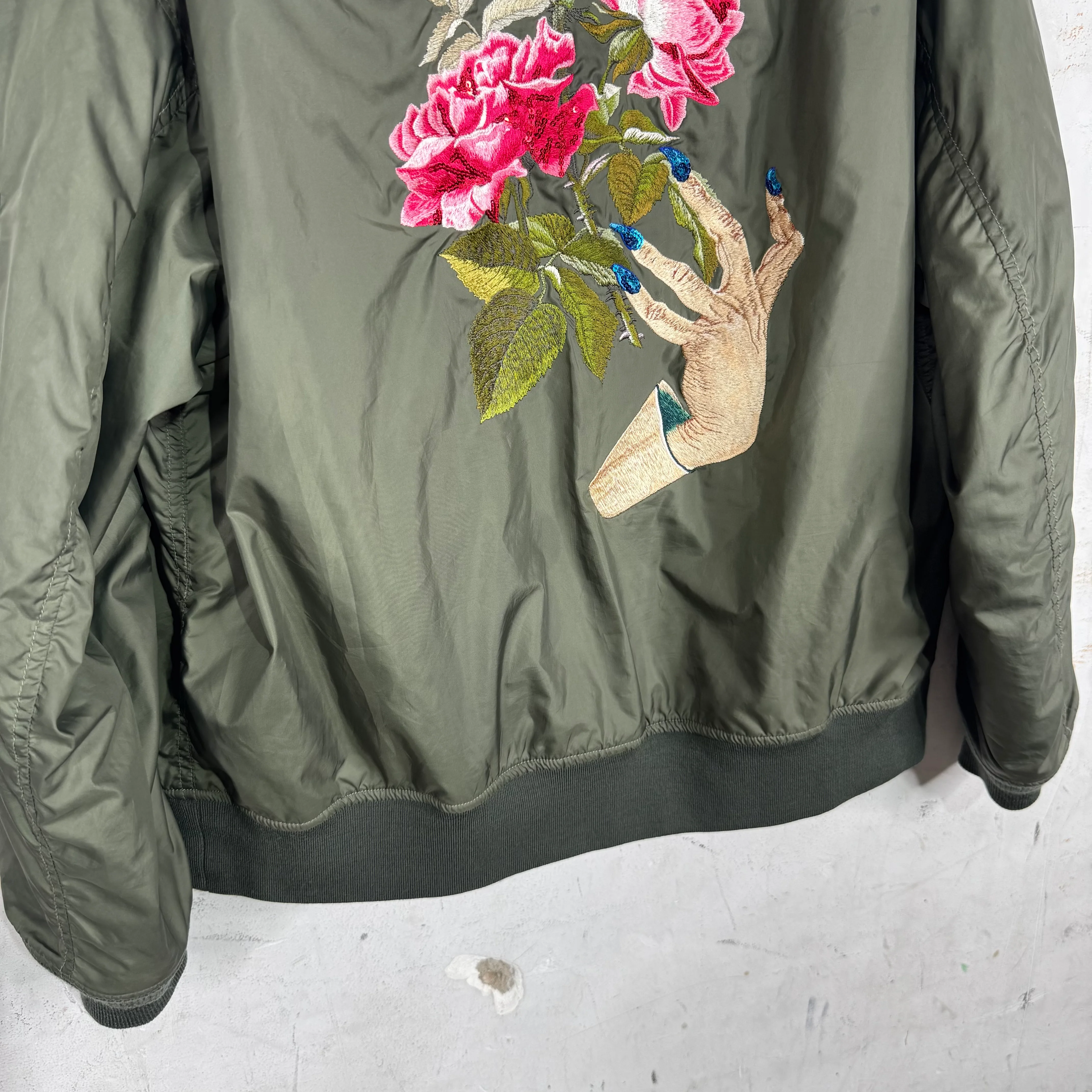 Undercover Sequined Embroidered Hand Bomber - Image 8
