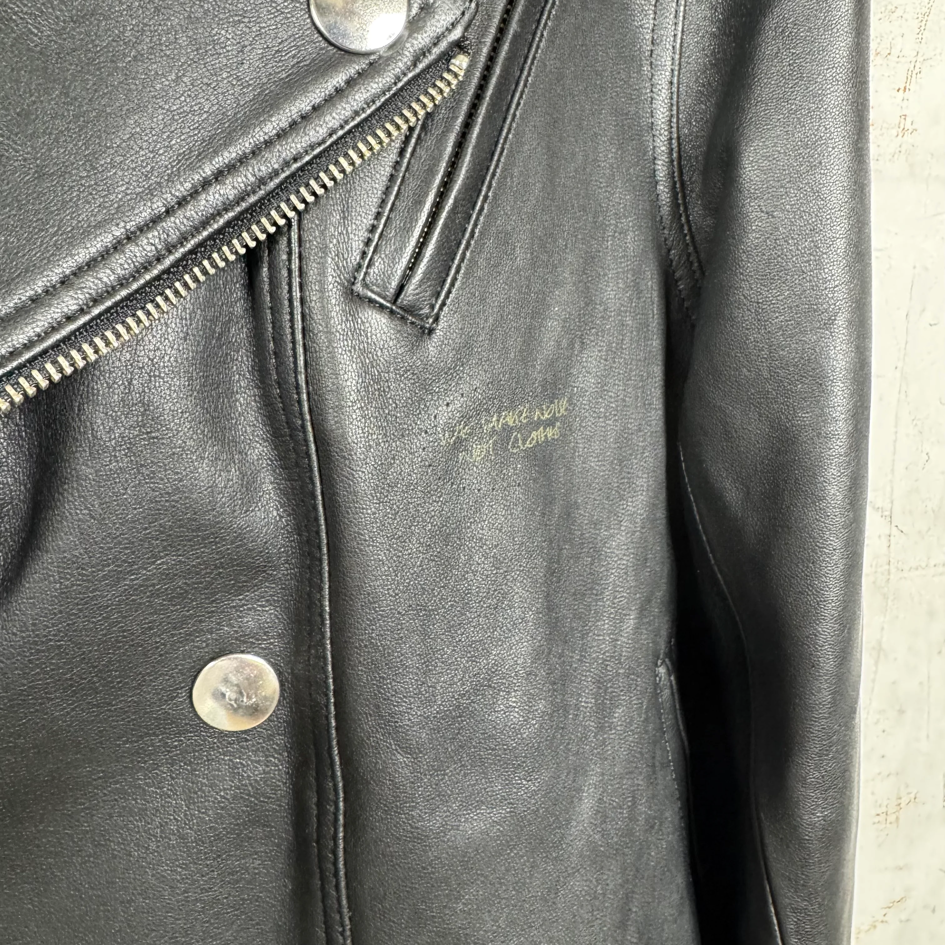 Undercover "We Make Noise" Leather Perfecto Jacket - Image 7