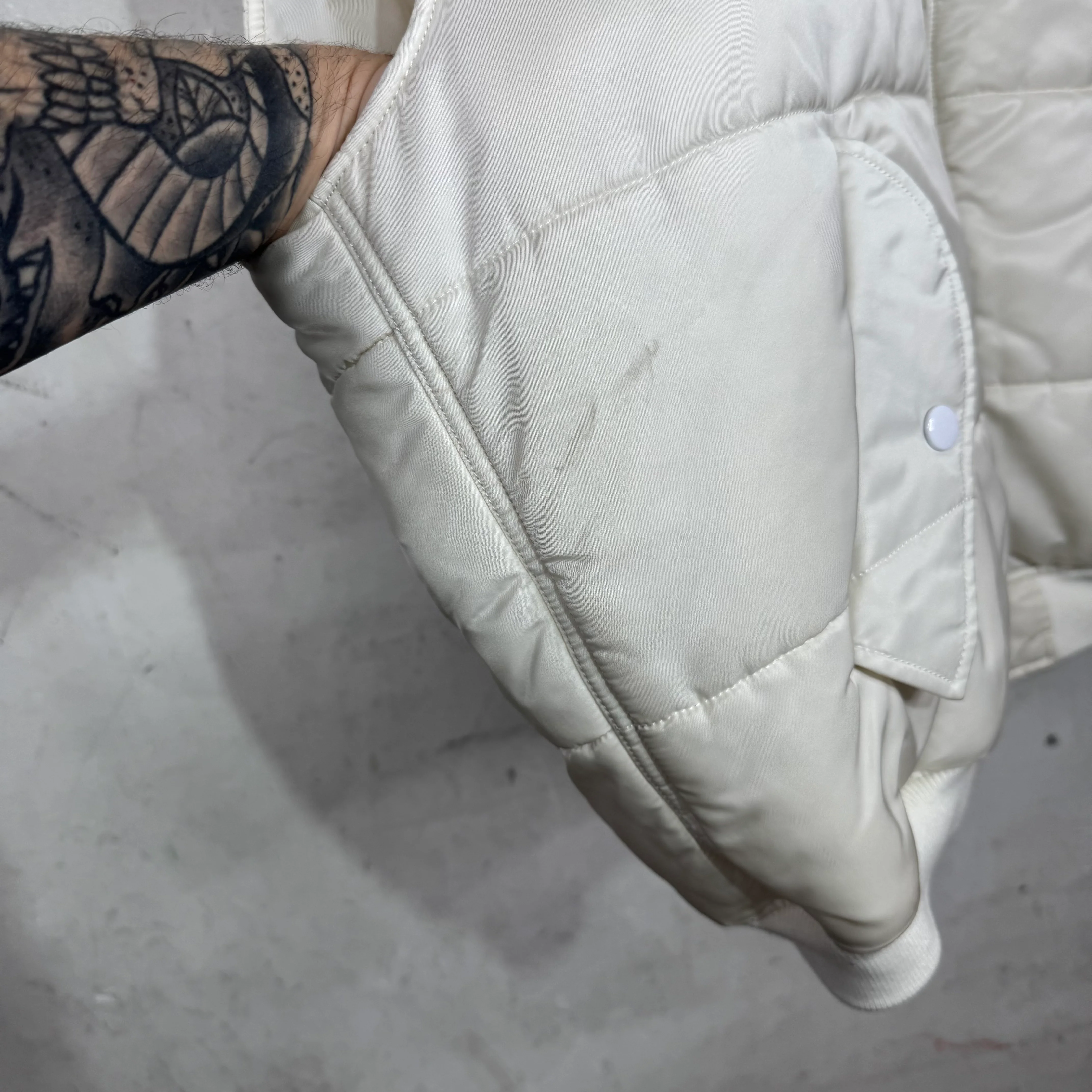 Vetements x Alpha Industries White Bomber Vest - Image 11