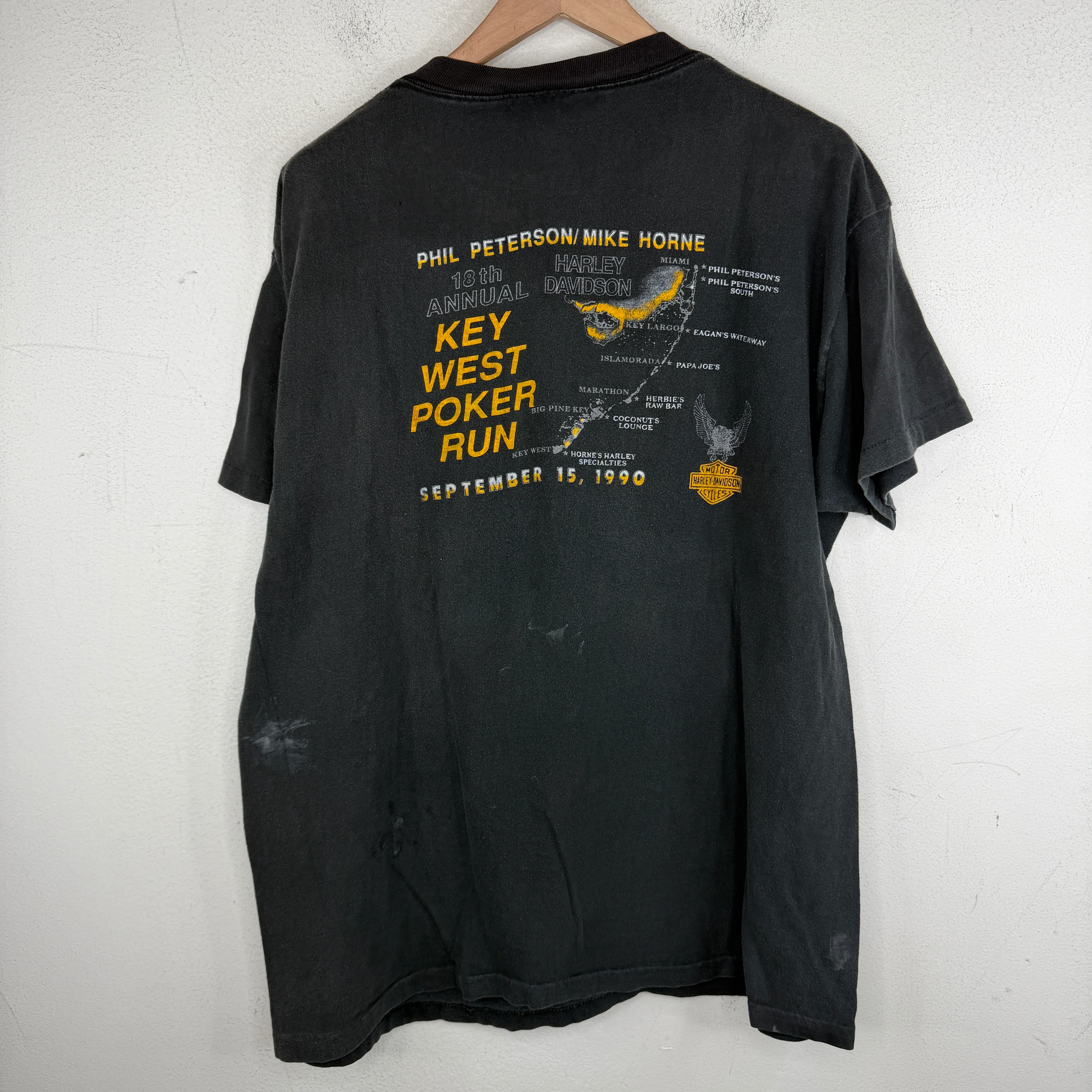 Vintage 3D Harley Key West T-Shirt - Image 2