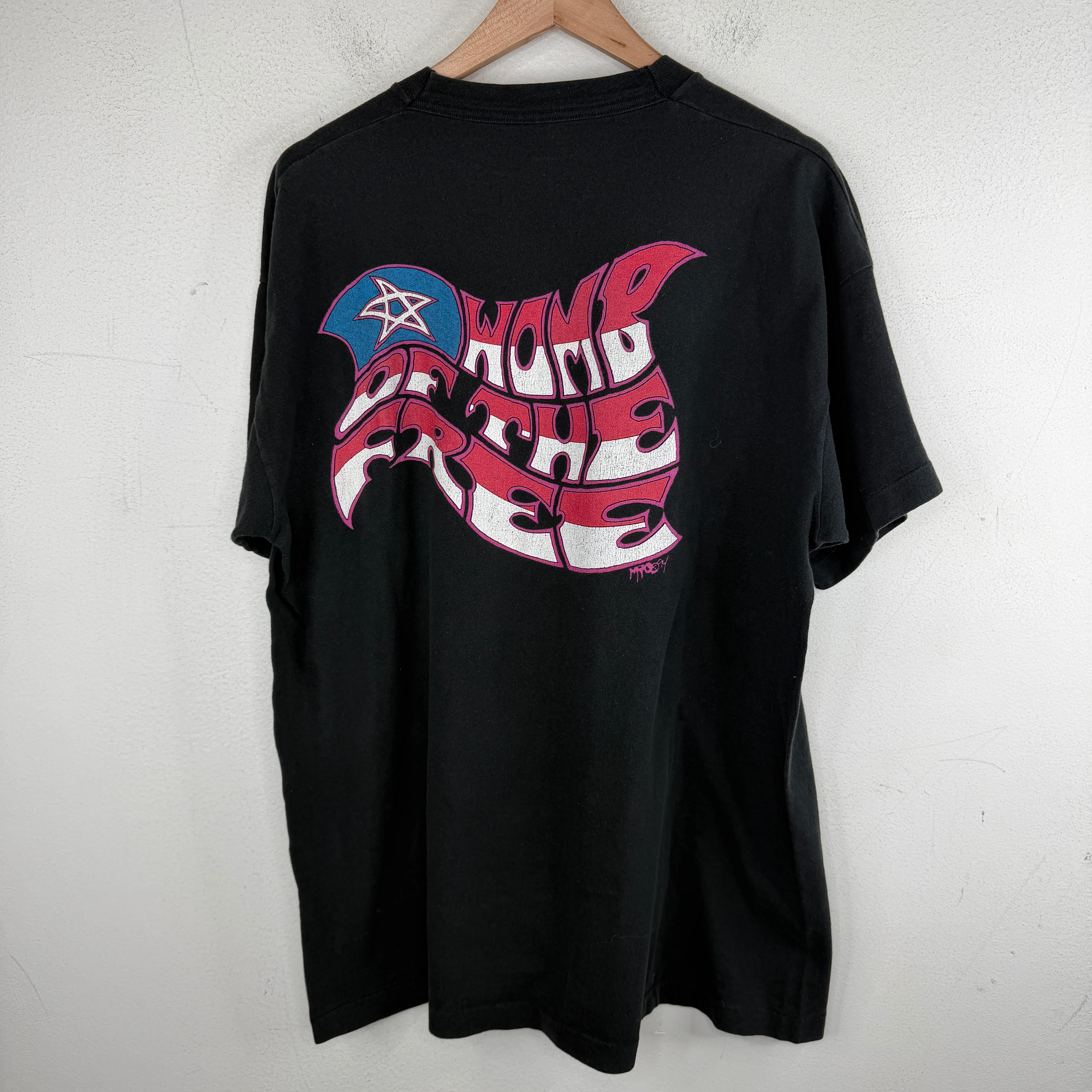 Vintage Black Crowes Home Of The Free T-Shirt - Image 2