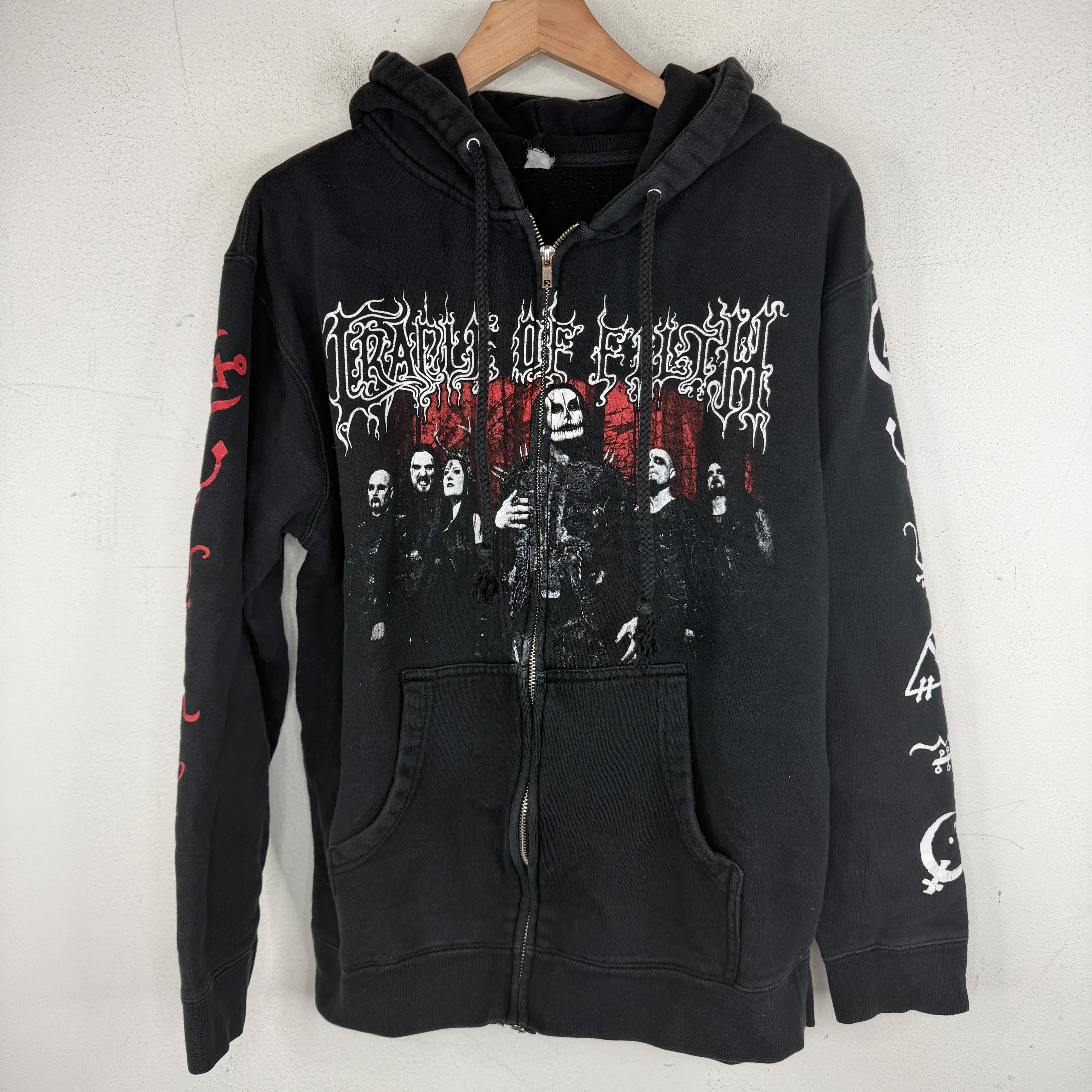Vintage Cradle of Filth Goetic Justice Zip Up Hoodie